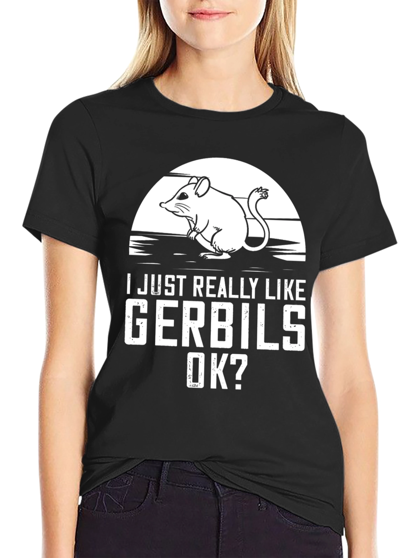 Gerbil Lover T-Shirt - Cute Rodent Design