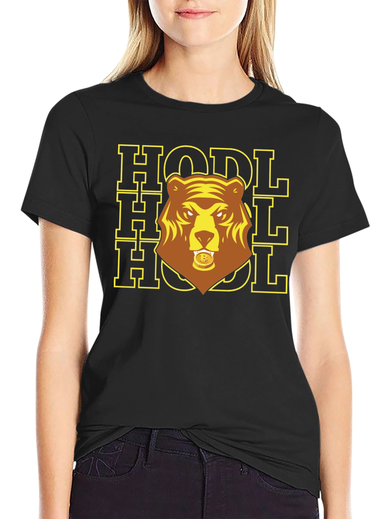 HODL Crypto Bear T-Shirt