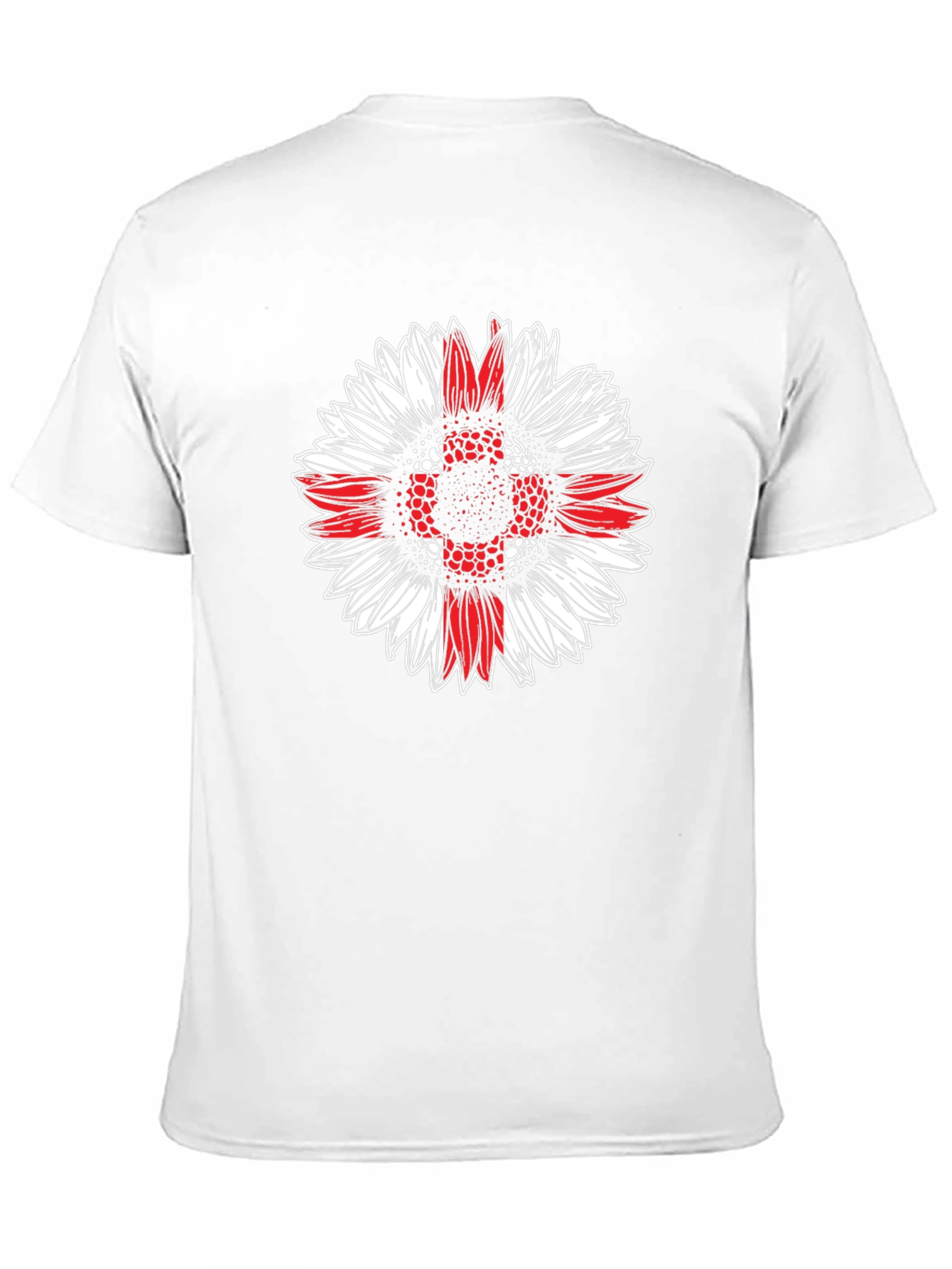 Sunflower England Flag Graphic T-Shirt