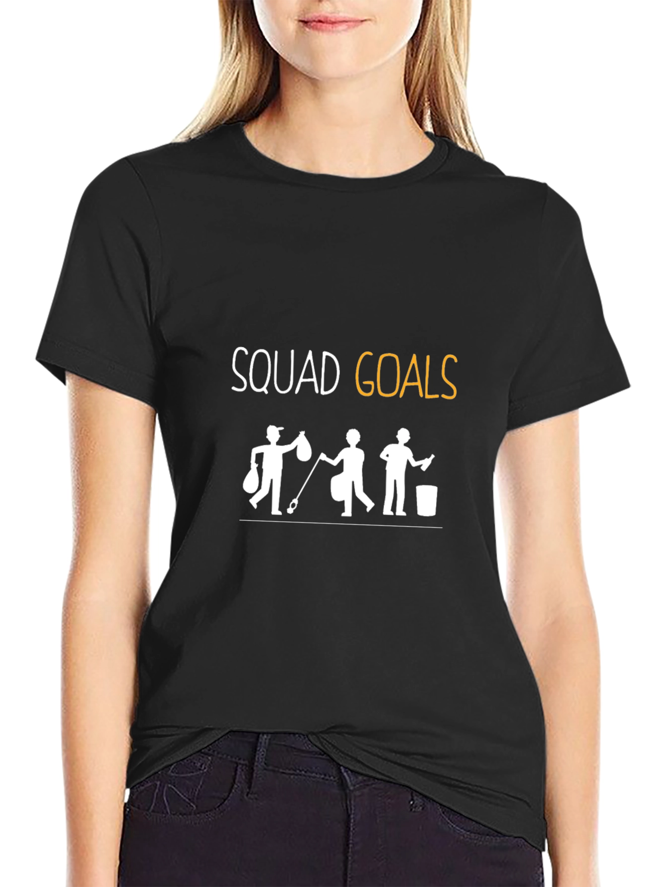 Squad Goals T-Shirt - Eco-Friendly Cleanup Design