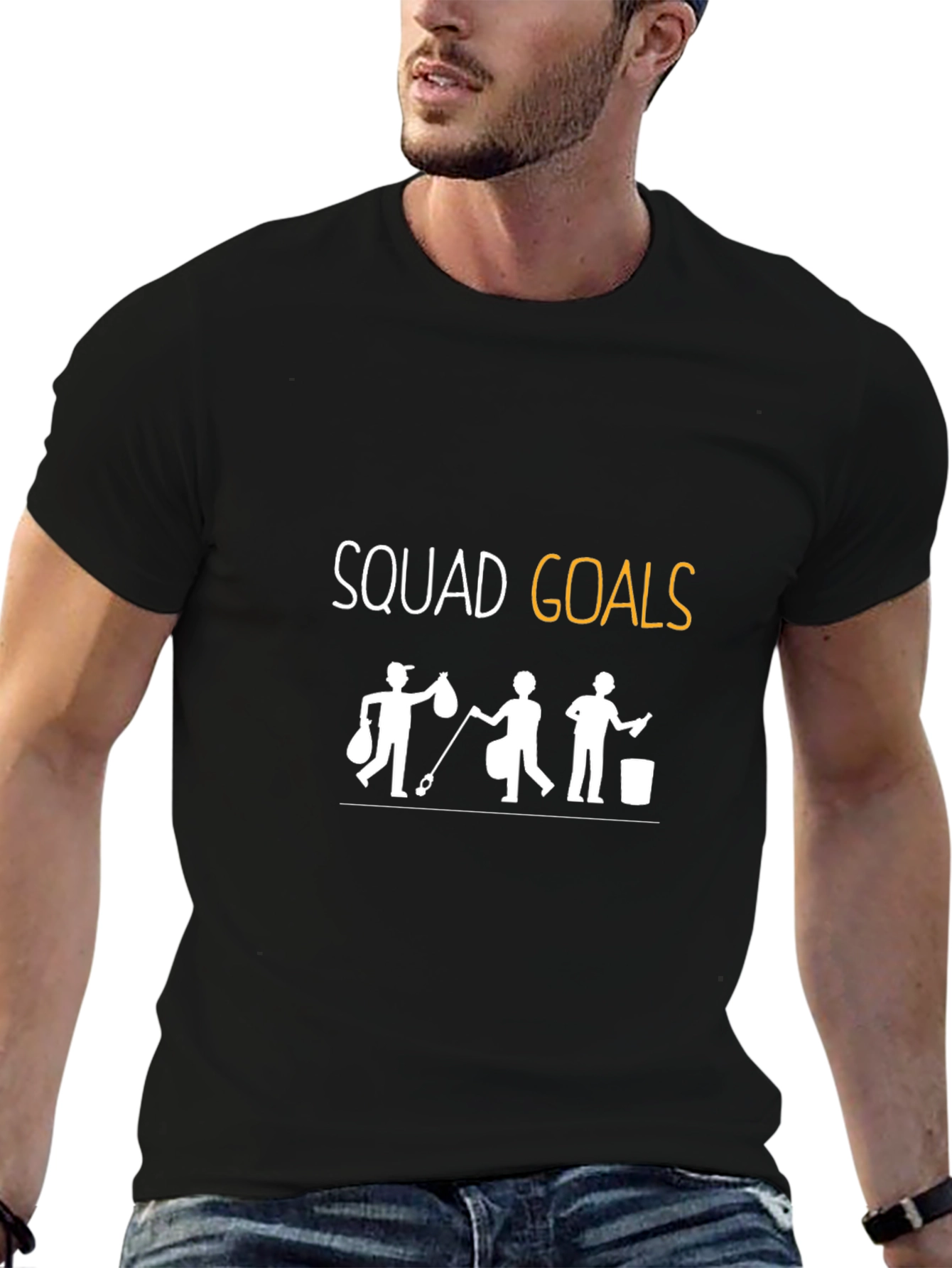 Squad Goals T-Shirt - Eco-Friendly Cleanup Design