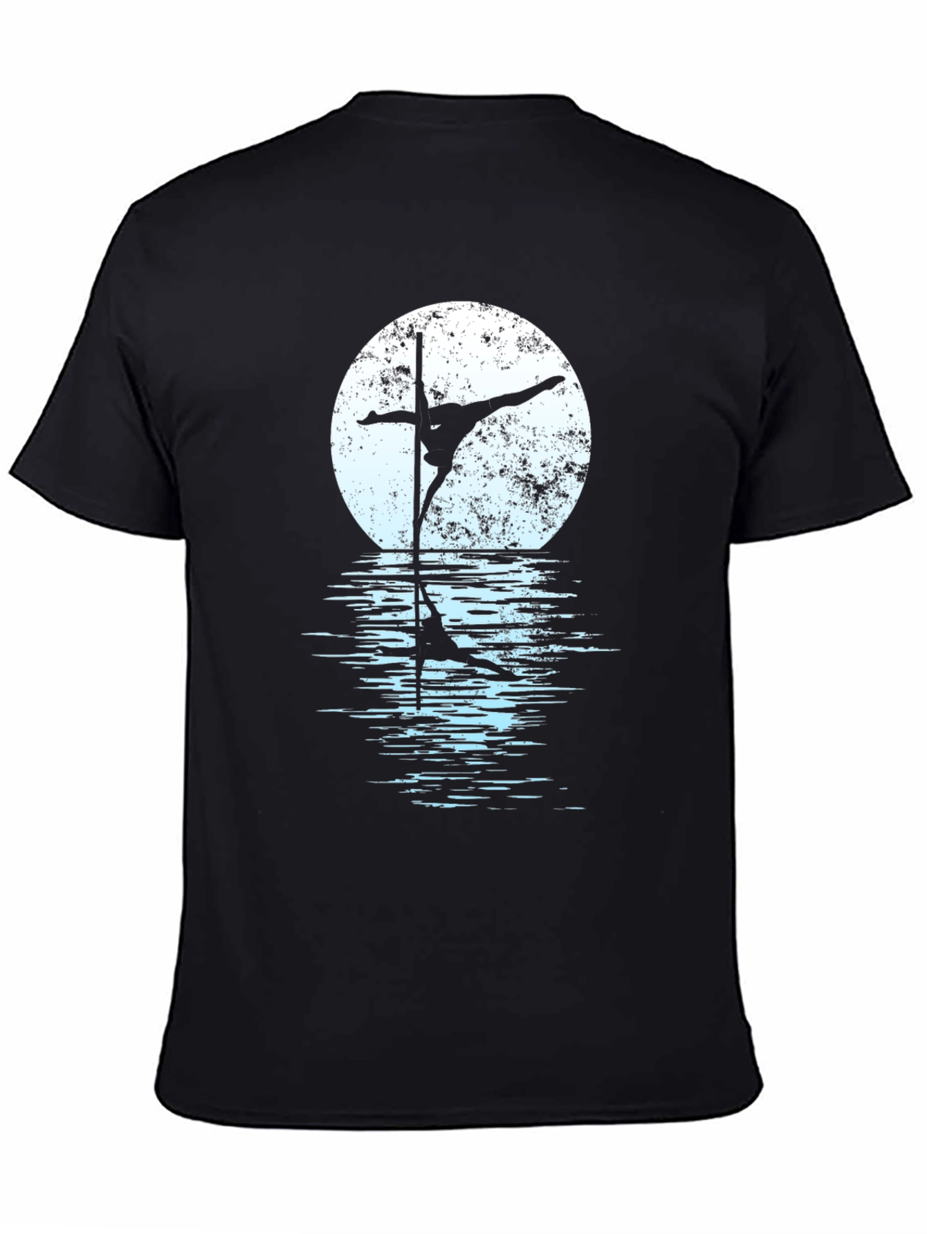 Pole Dance Silhouette Graphic T-Shirt