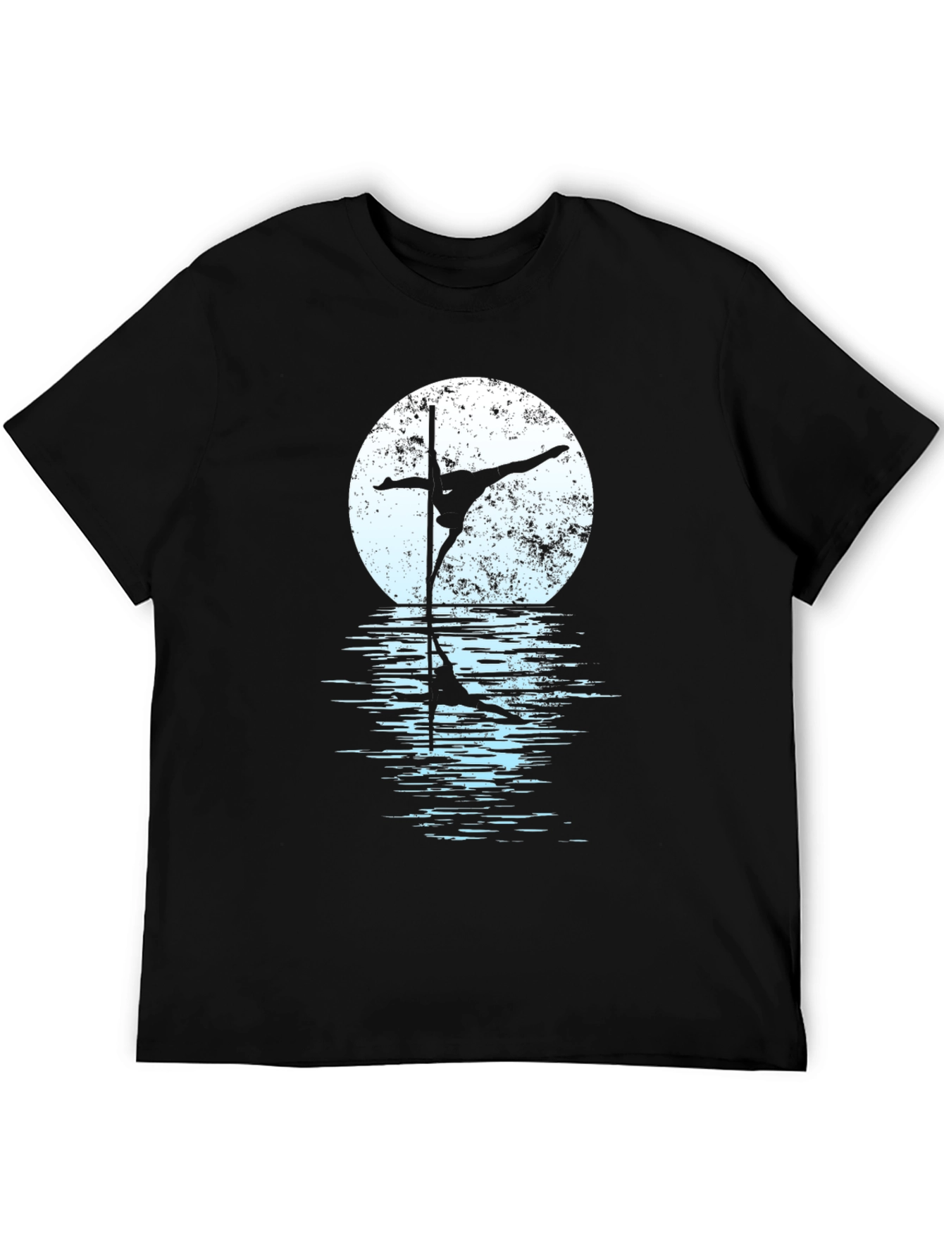 Pole Dance Silhouette Graphic T-Shirt