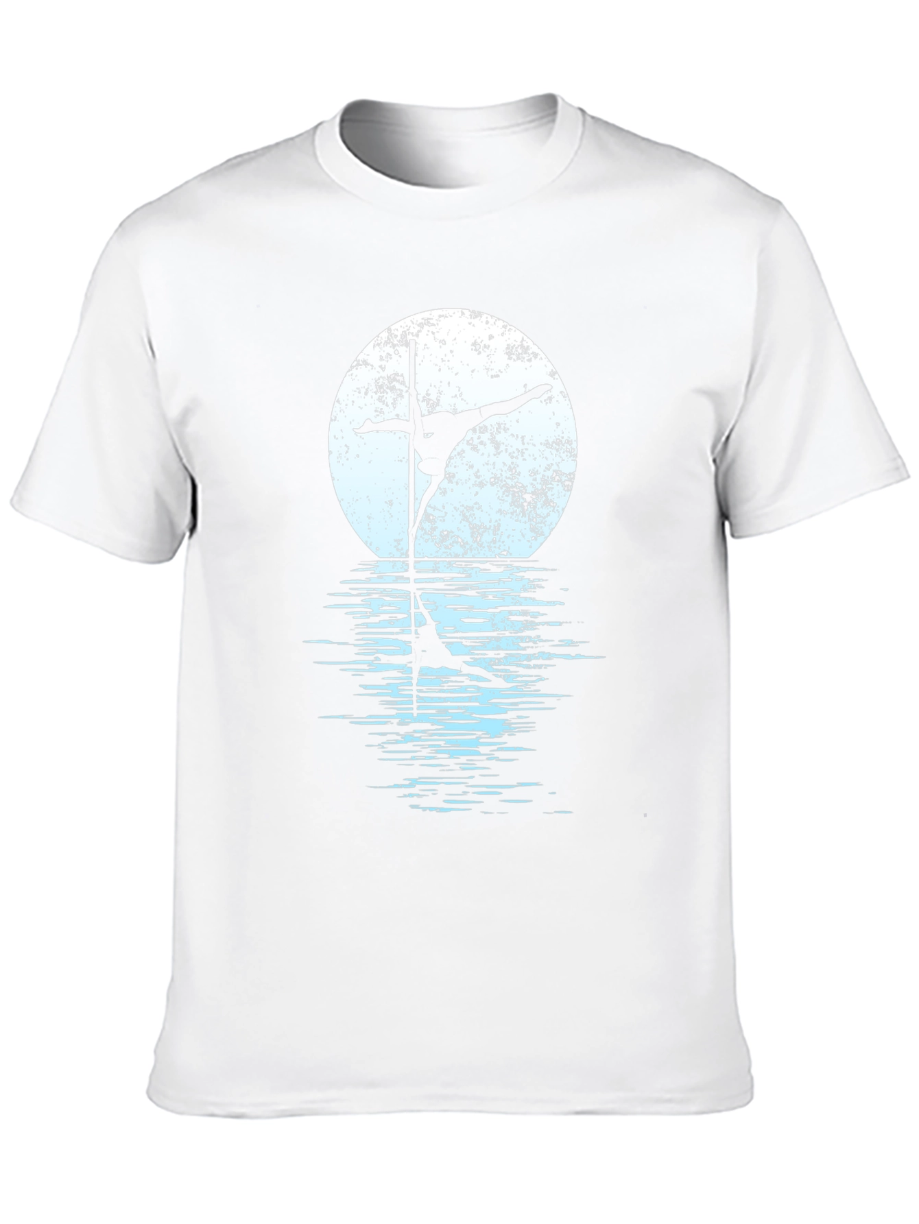 Pole Dance Silhouette Graphic T-Shirt