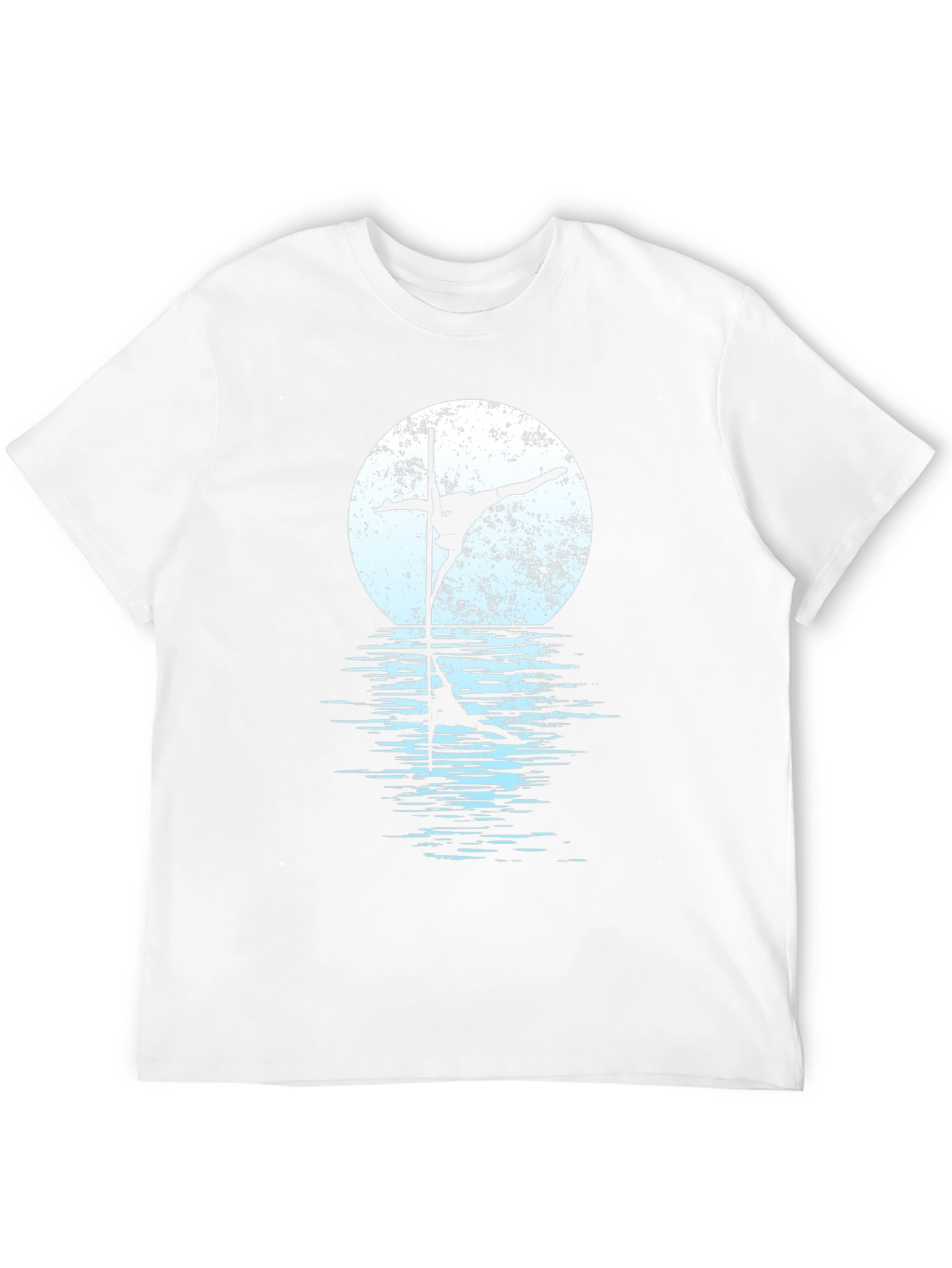 Pole Dance Silhouette Graphic T-Shirt