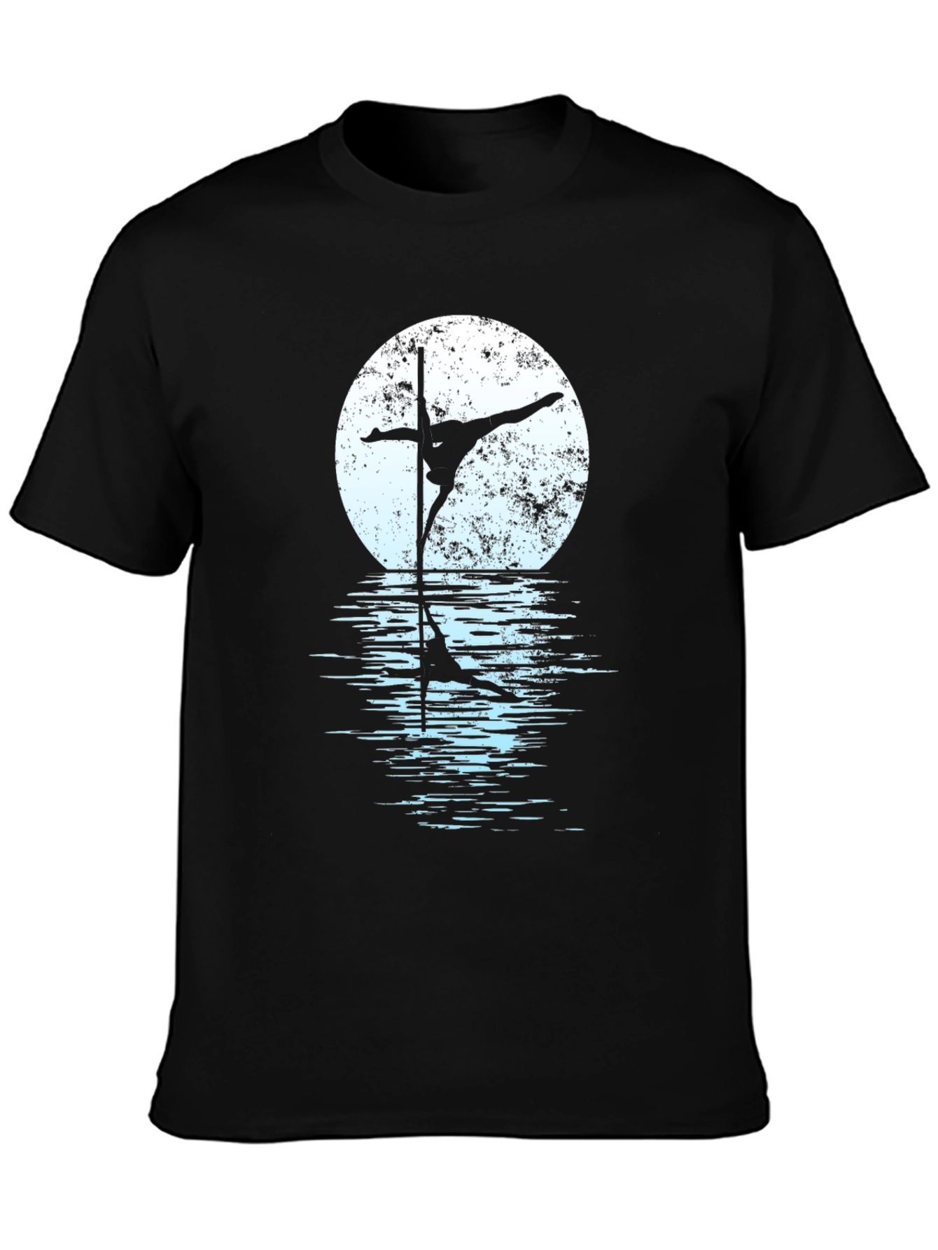 Pole Dance Silhouette Graphic T-Shirt