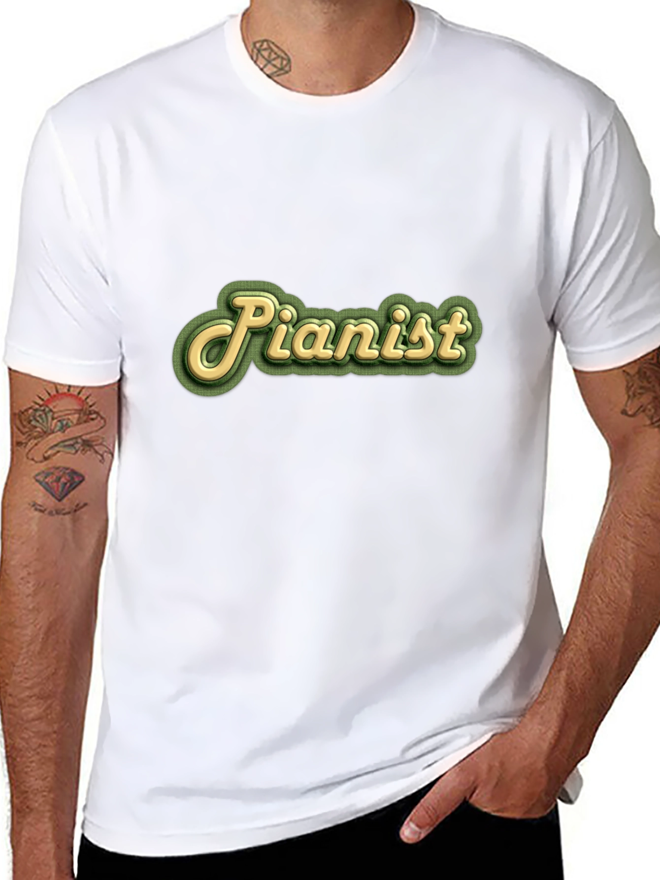 Pianist Graphic Tee - Stylish & Comfortable