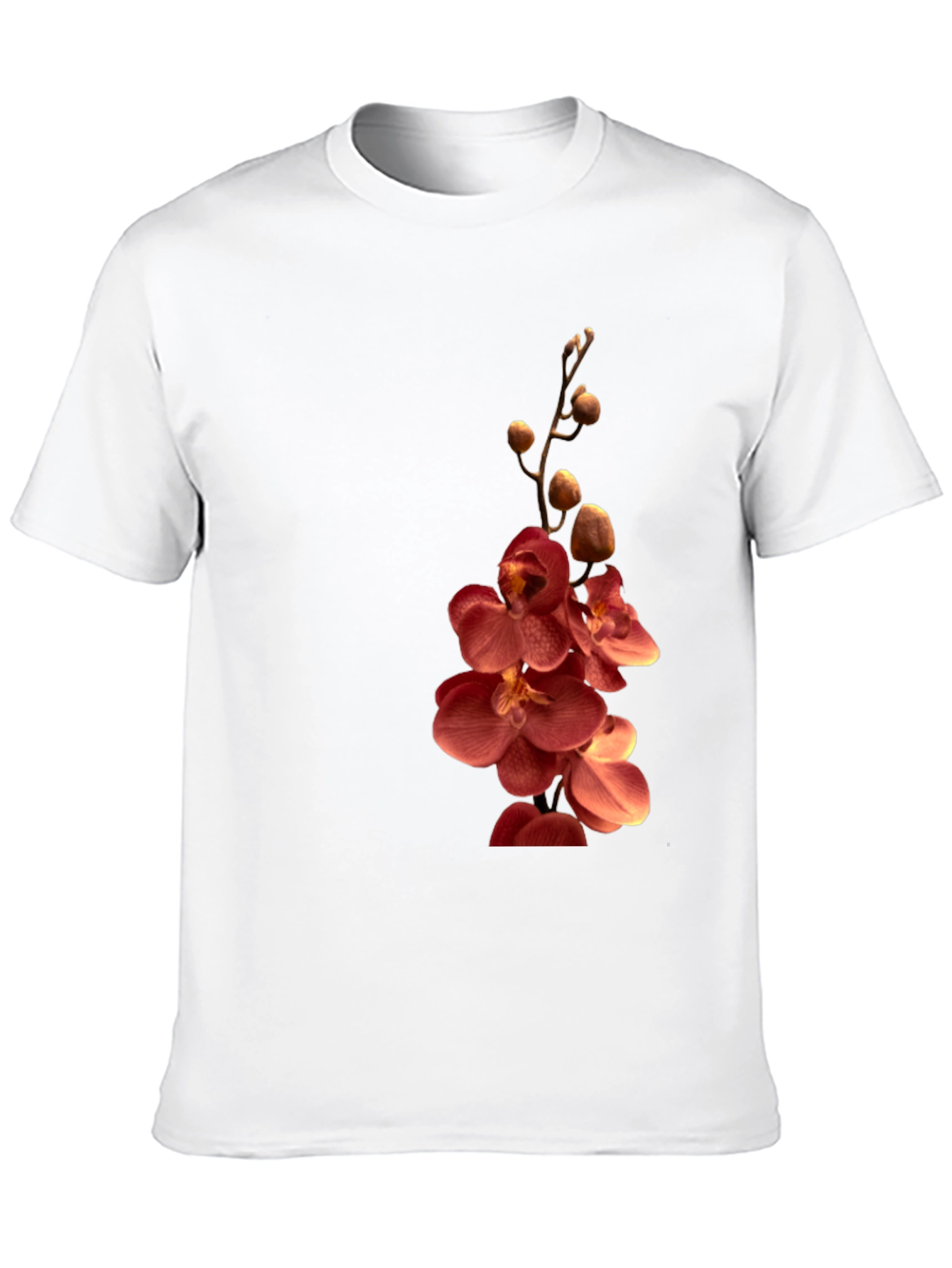 Floral Print Crew Neck T-Shirt