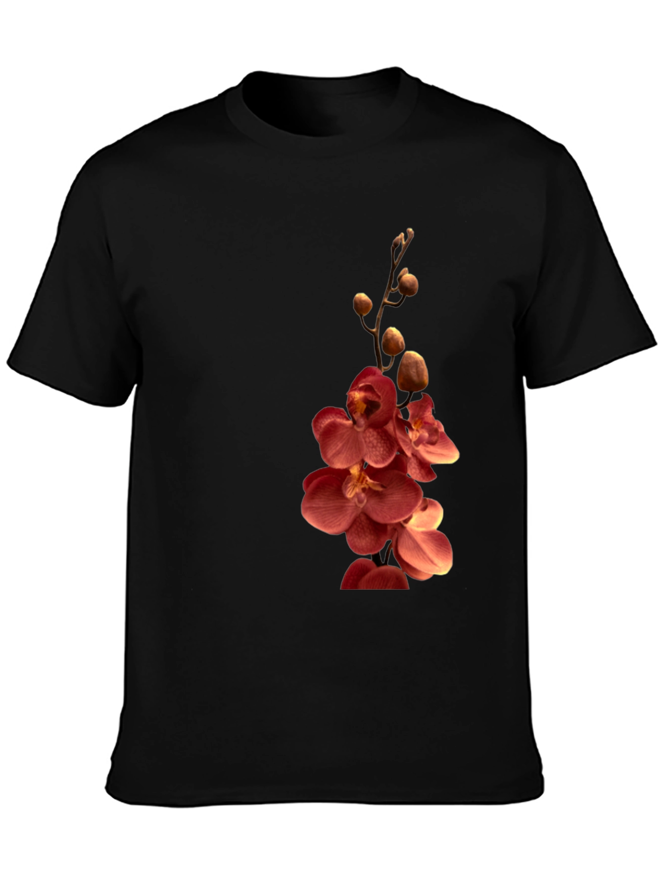 Floral Print Crew Neck T-Shirt