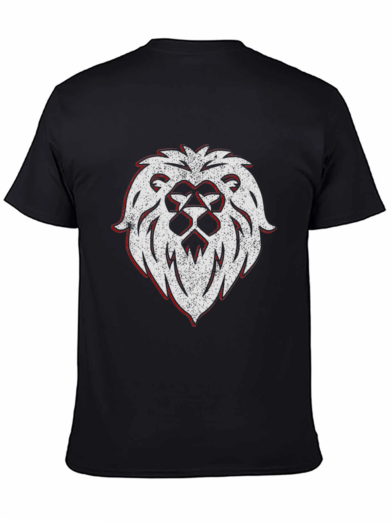 Lion Crest Graphic Tee - Black