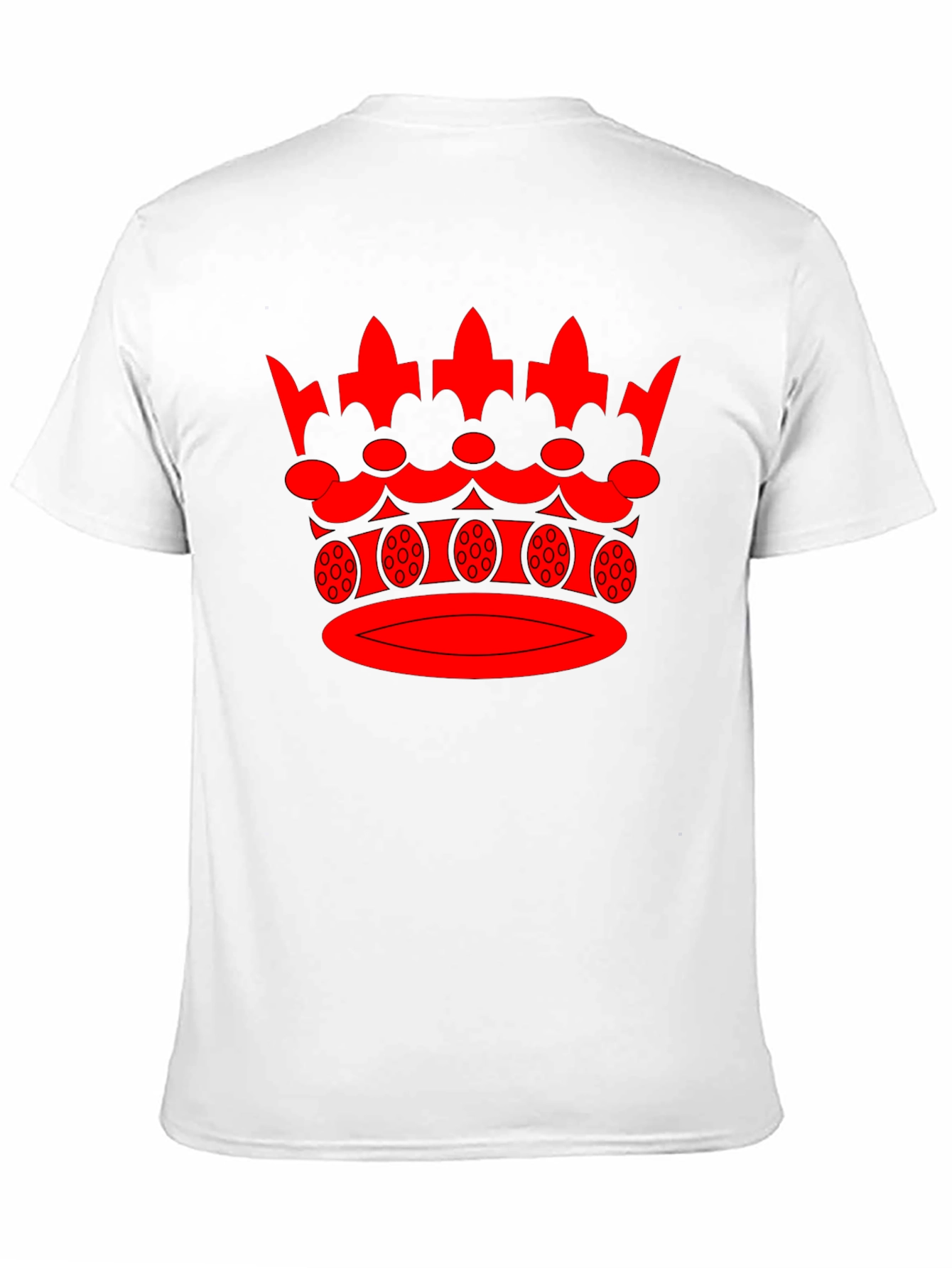 Red Crown Graphic Black T-Shirt
