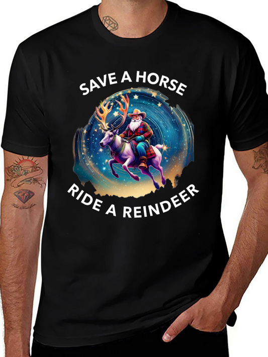 Save a Horse Ride a Reindeer T-Shirt