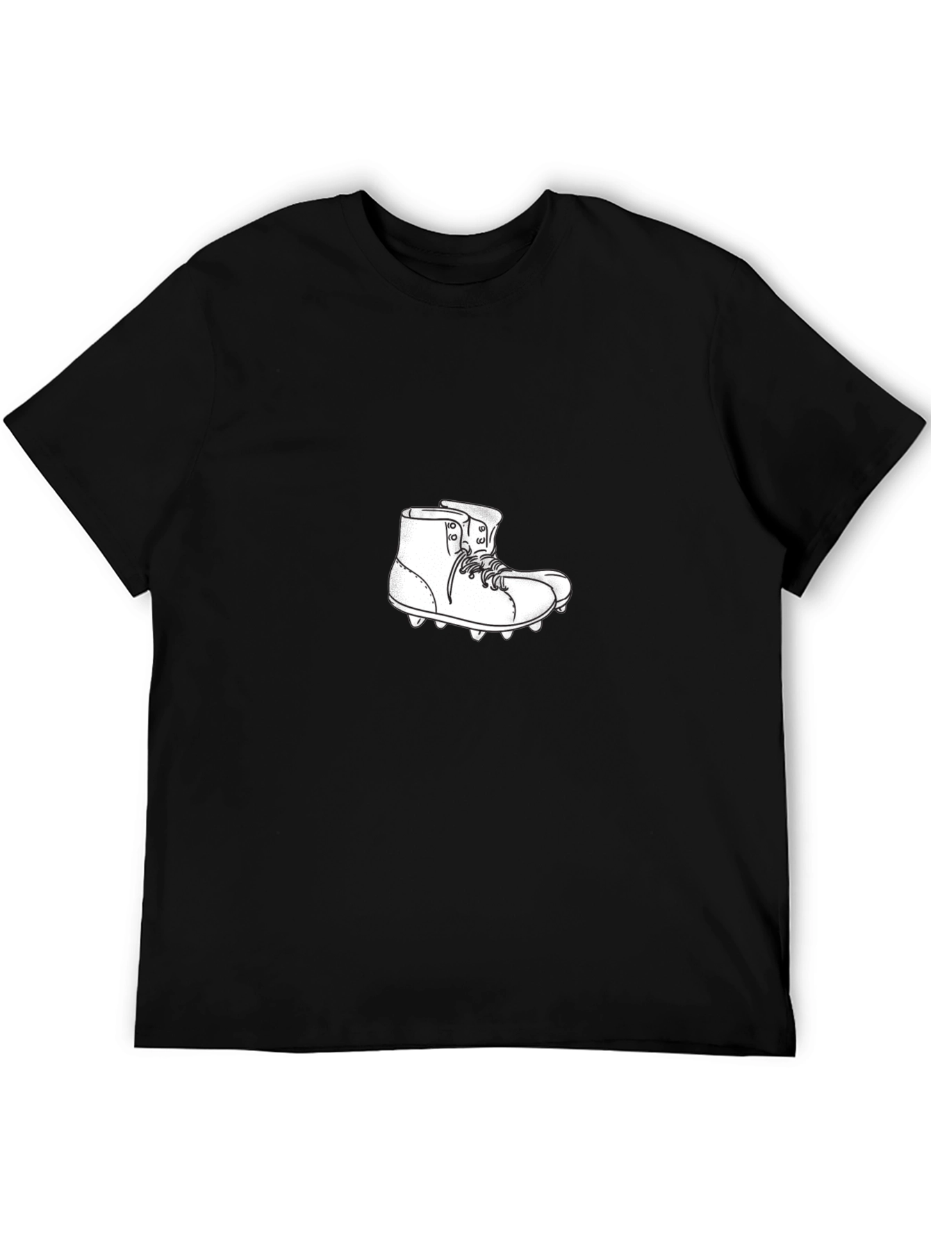 Classic Football Boot Graphic Tee - Black