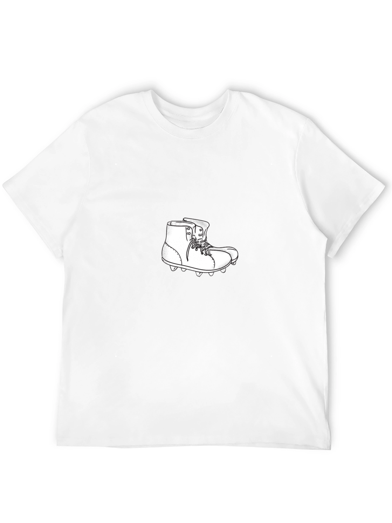 Classic Football Boot Graphic Tee - Black