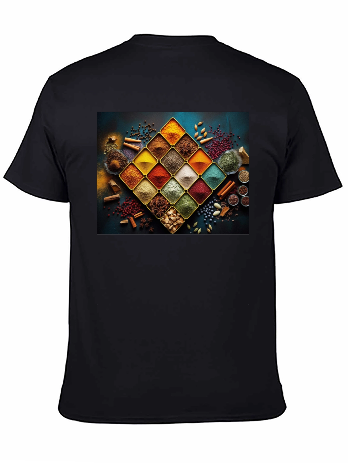 Spice Rack Graphic Tee - Culinary Art Shirt