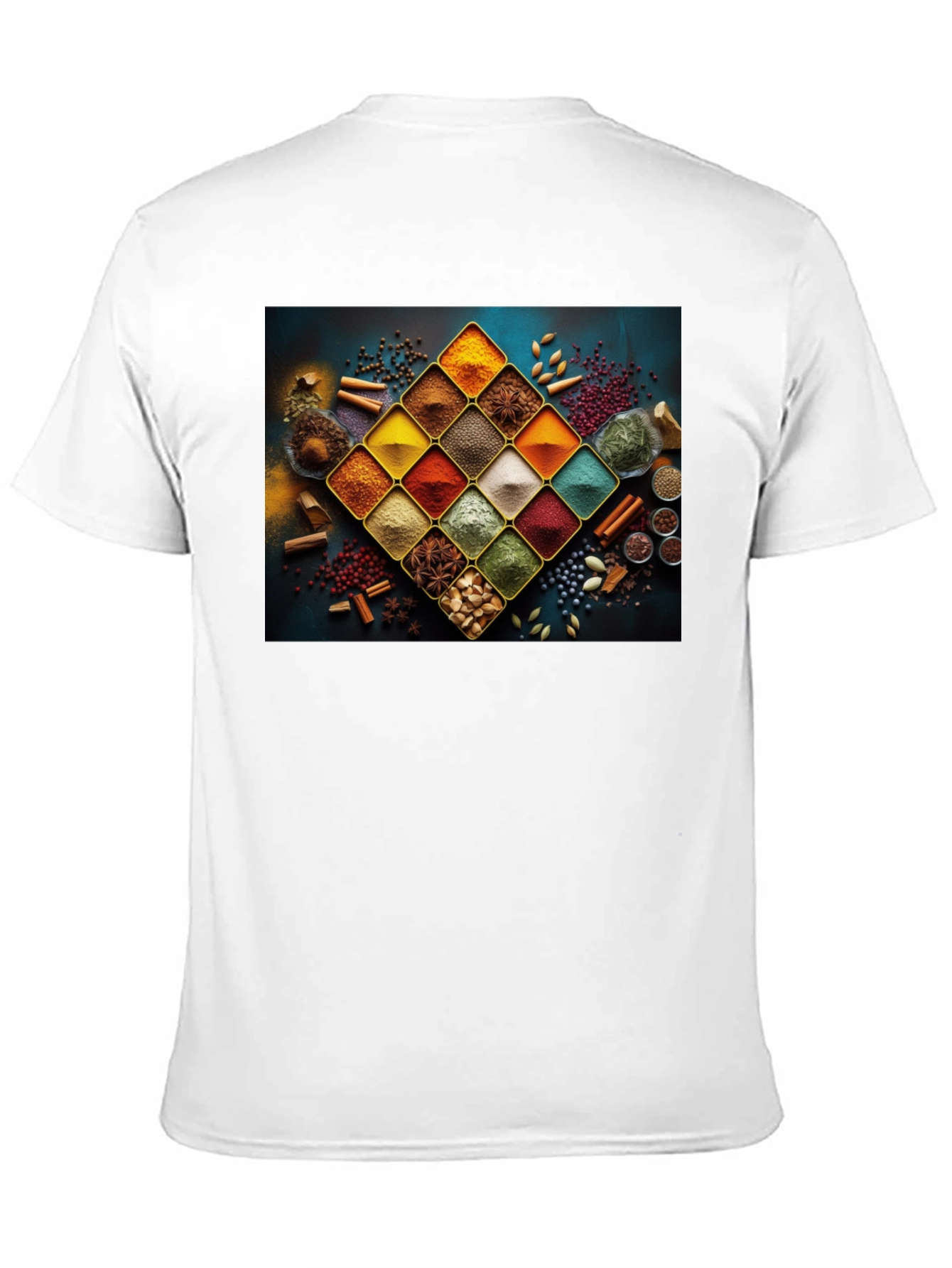 Spice Rack Graphic Tee - Culinary Art Shirt