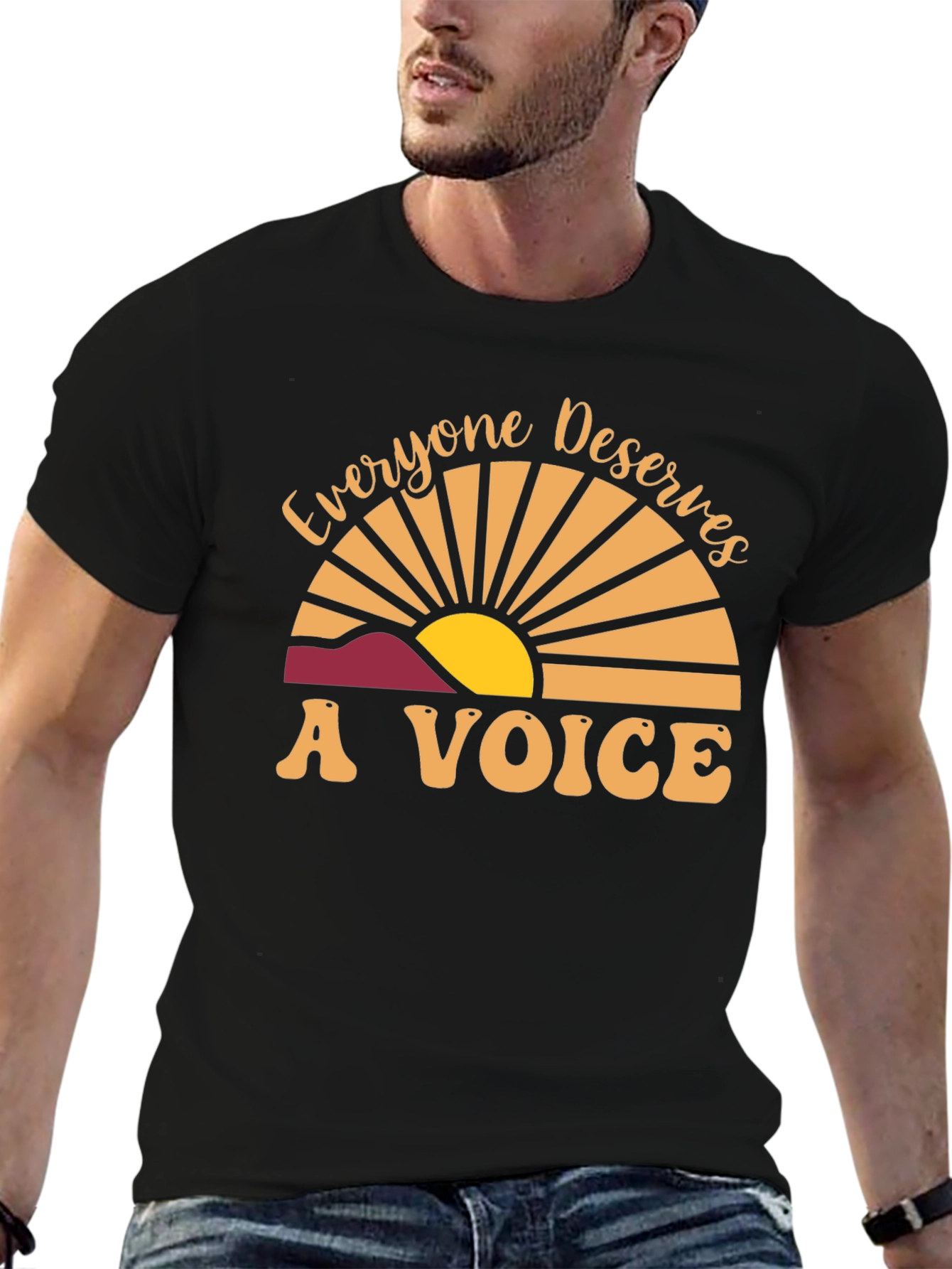 Everyone Deserves A Voice Graphic T-Shirt