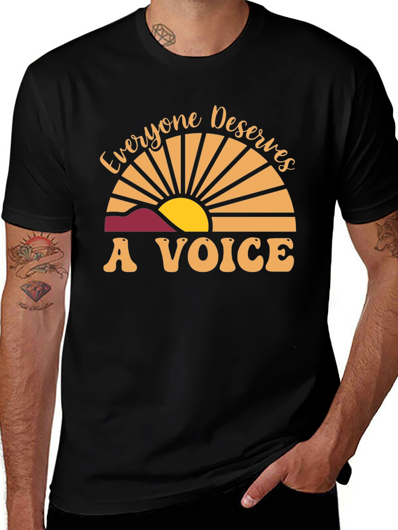 Everyone Deserves A Voice Graphic T-Shirt