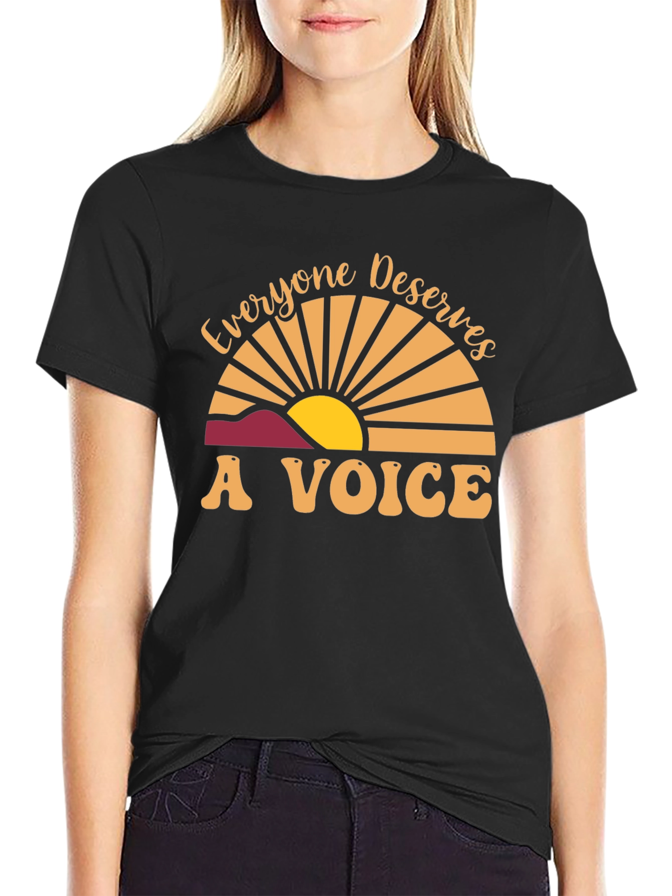 Everyone Deserves A Voice Graphic T-Shirt