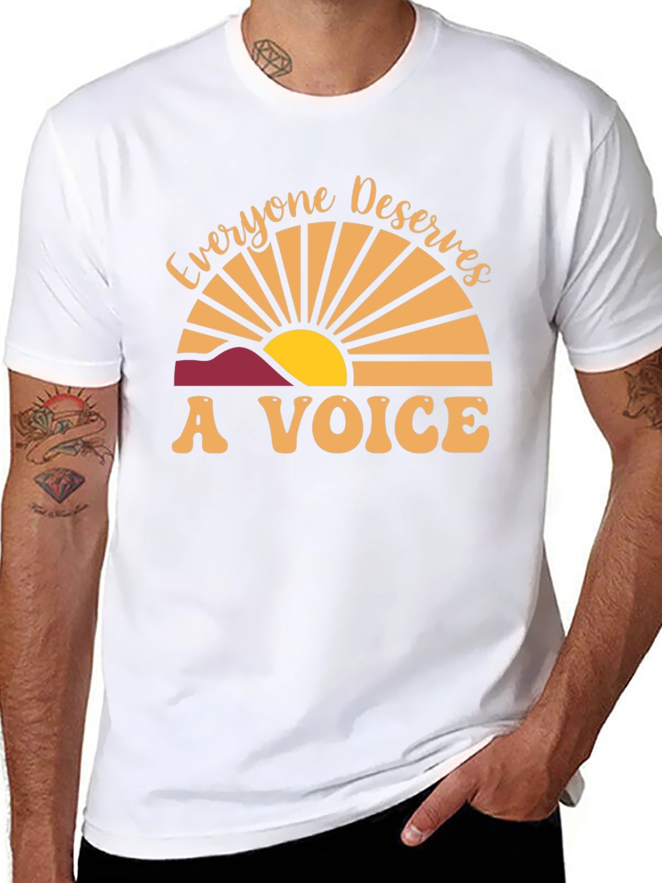 Everyone Deserves A Voice Graphic T-Shirt