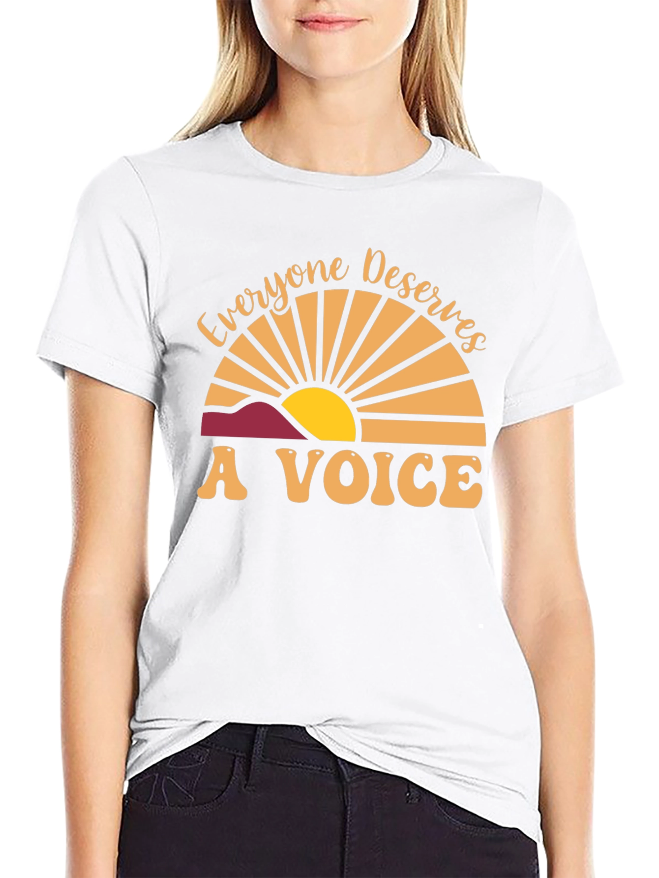 Everyone Deserves A Voice Graphic T-Shirt