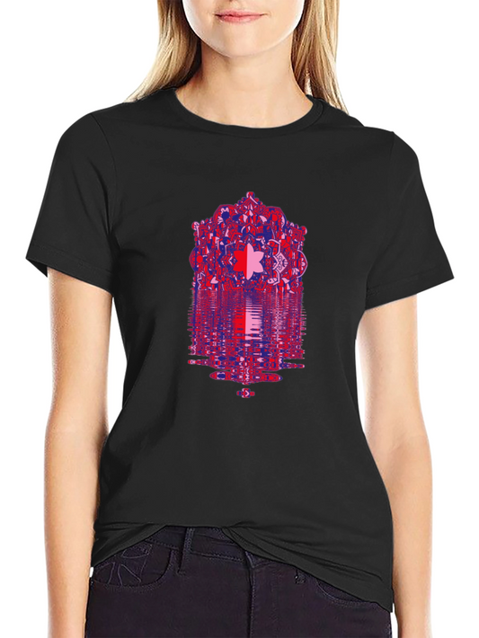 Abstract Mandala Graphic Print T-Shirt