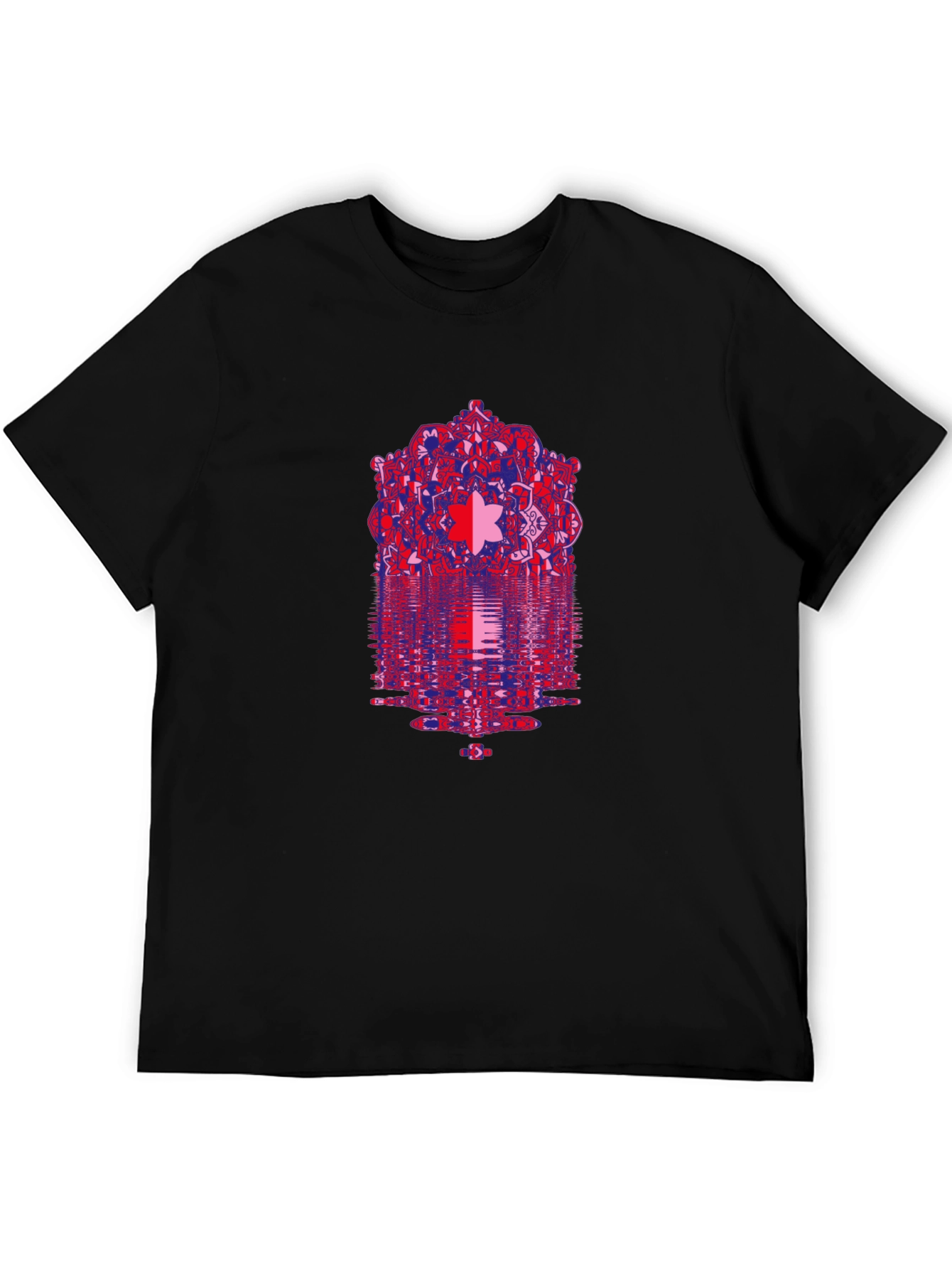 Abstract Mandala Graphic Print T-Shirt