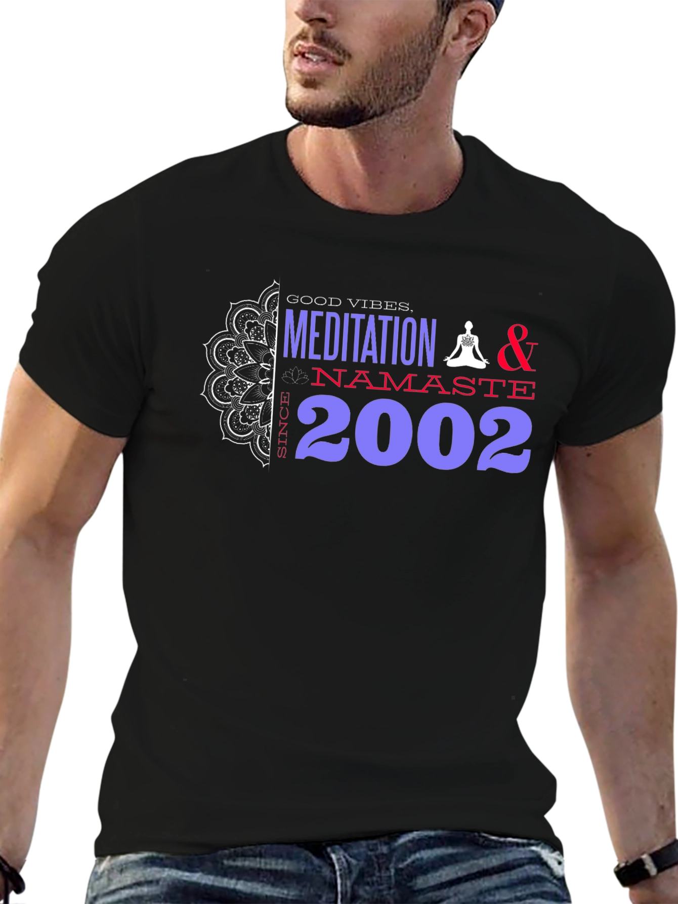 Meditation & Namaste Graphic T-Shirt - Since 2002