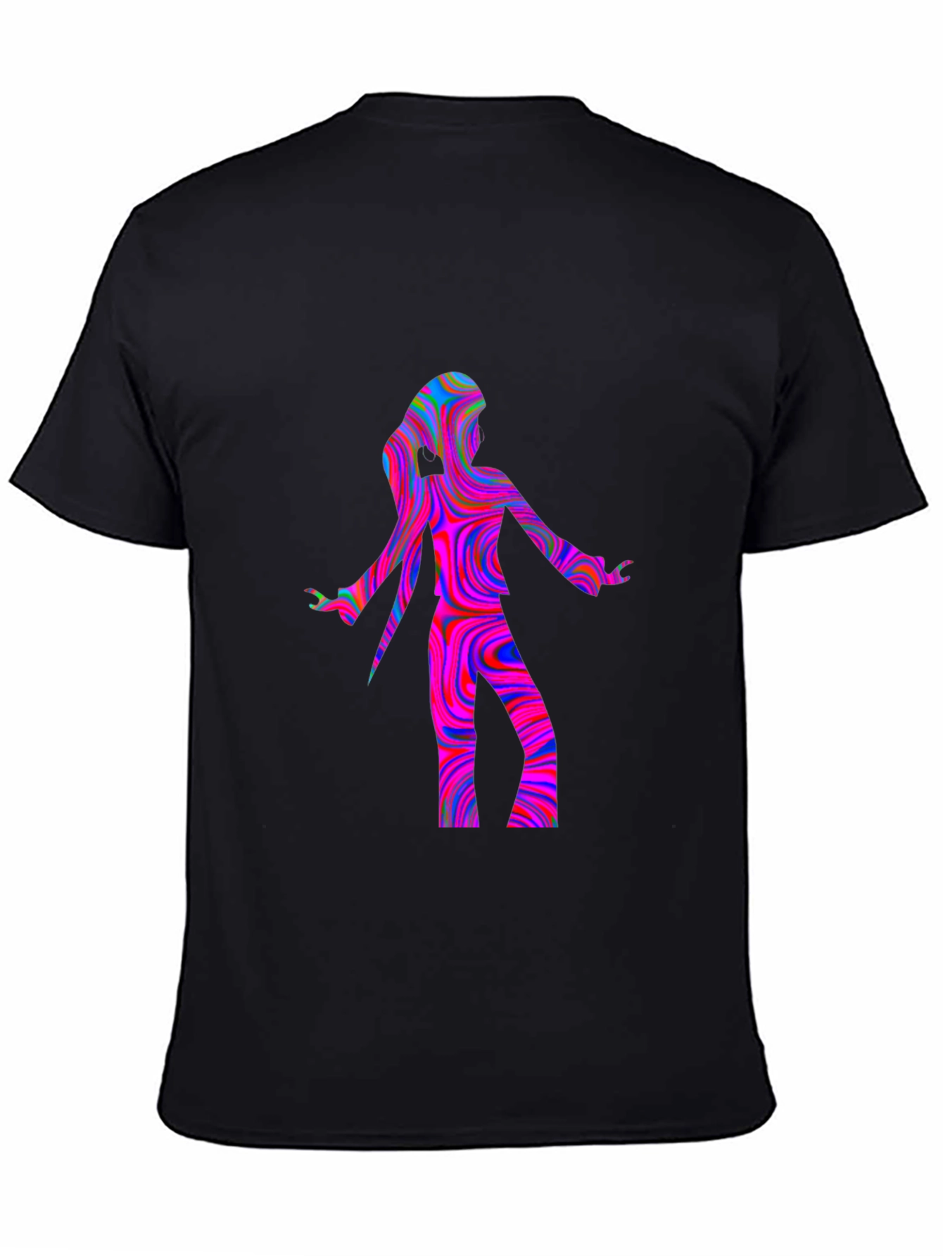 Retro Psychedelic Dancer Graphic Tee - Unisex