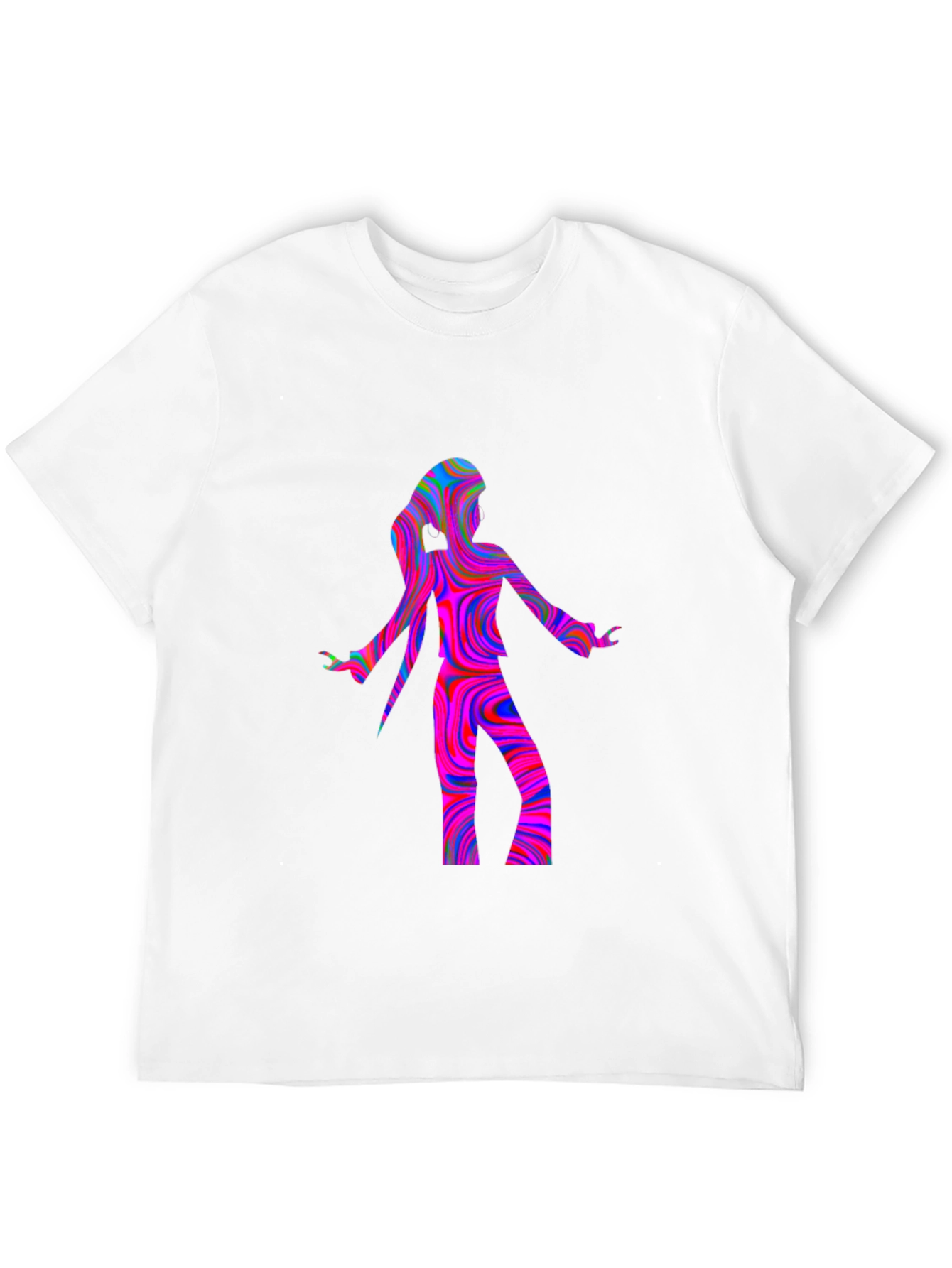 Retro Psychedelic Dancer Graphic Tee - Unisex