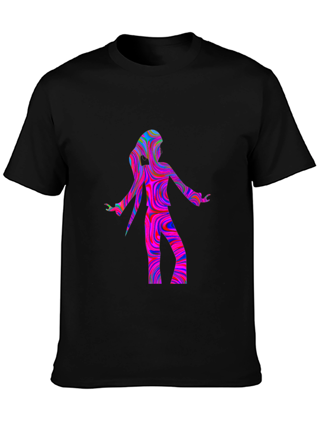 Retro Psychedelic Dancer Graphic Tee - Unisex