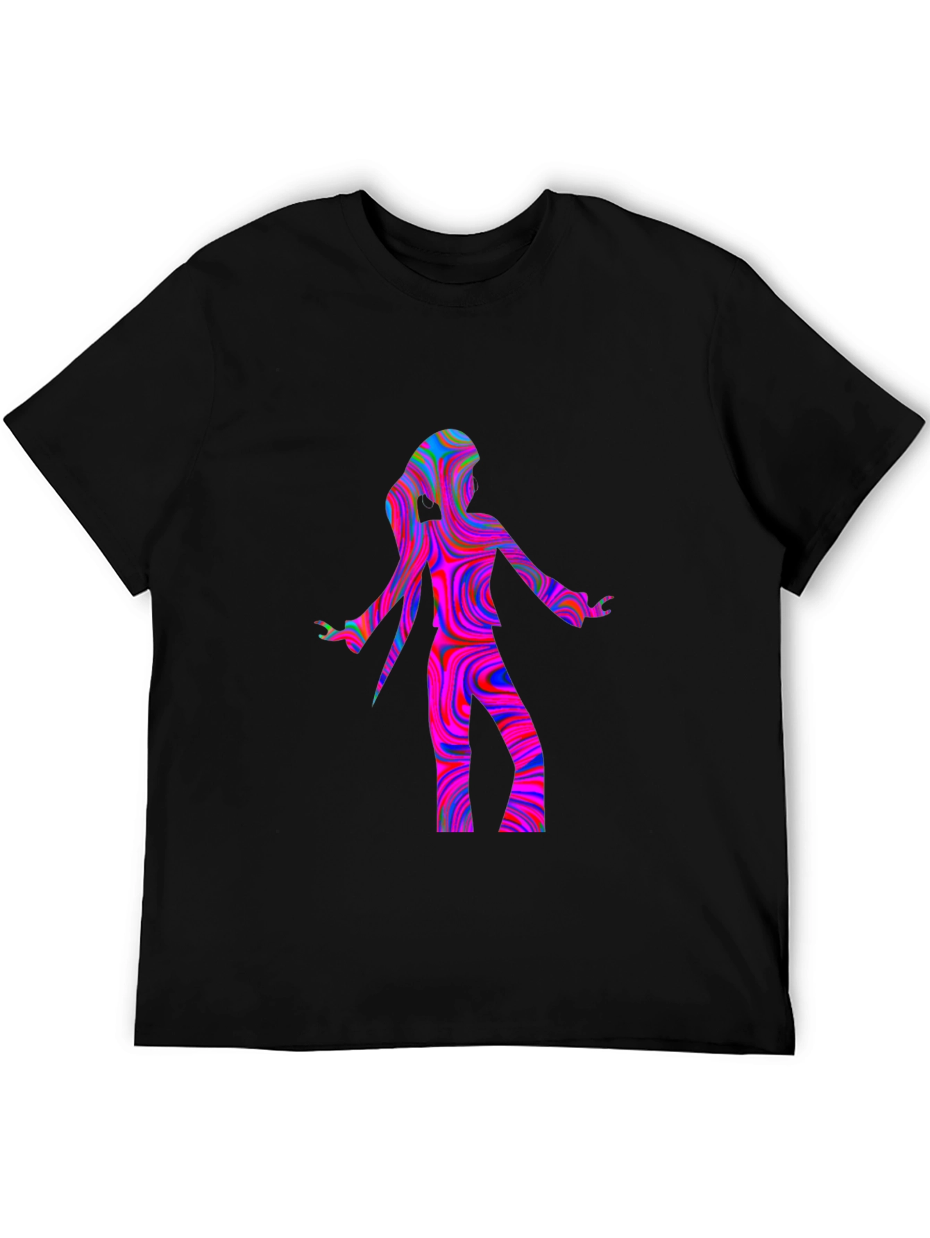 Retro Psychedelic Dancer Graphic Tee - Unisex