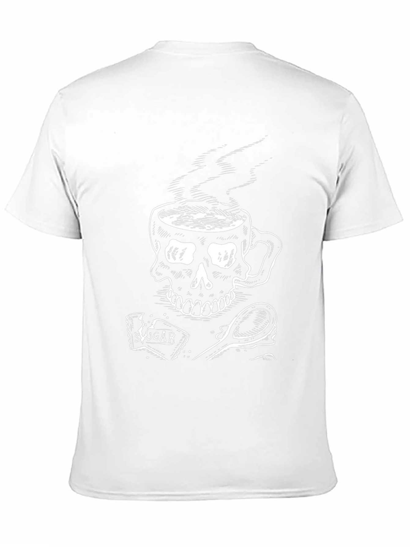 Skull Coffee T-Shirt - Sugar & Death Design