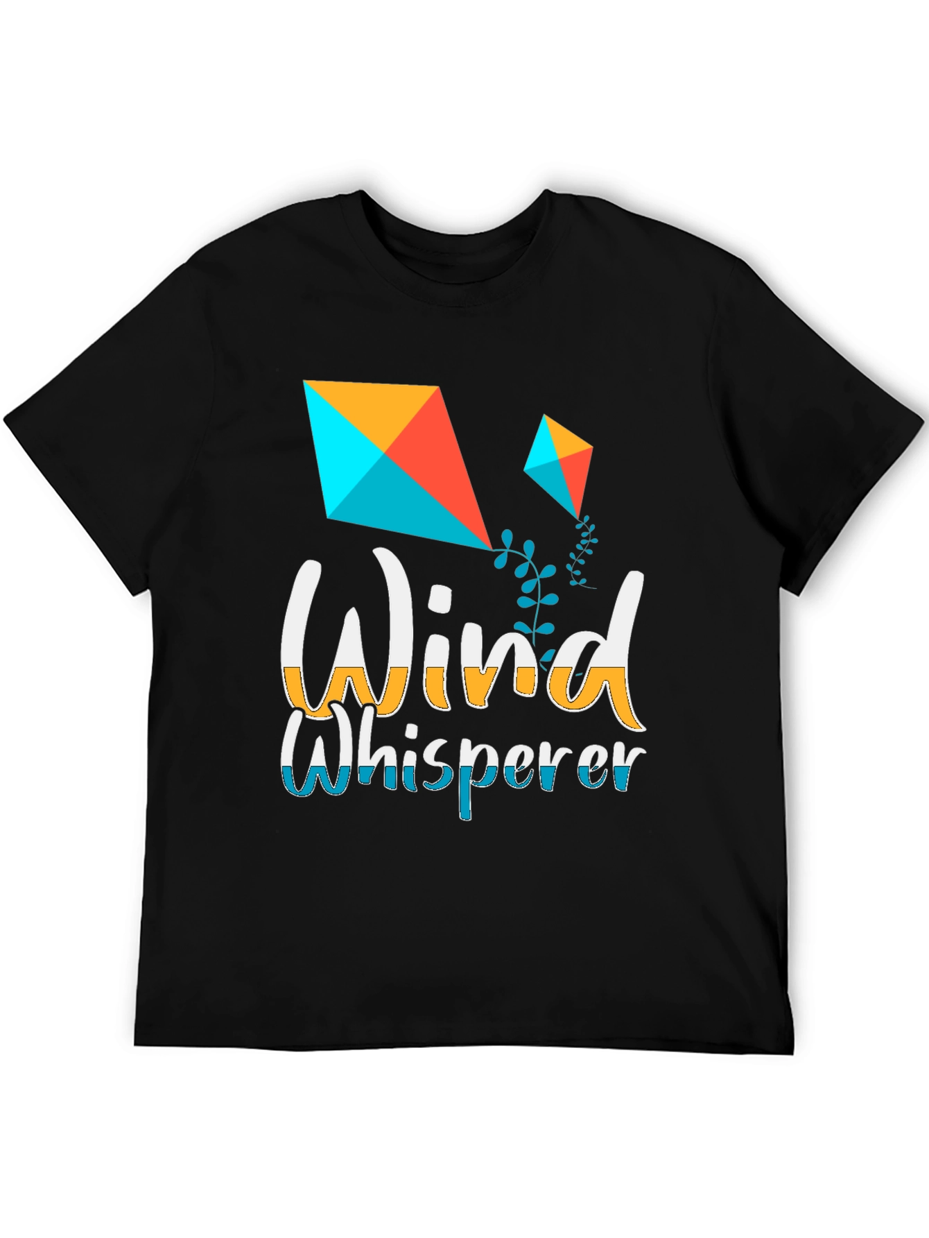 Wind Whisperer Graphic Tee - Kite Design