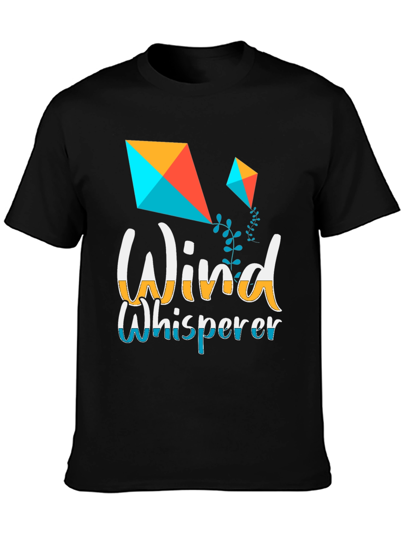 Wind Whisperer Graphic Tee - Kite Design