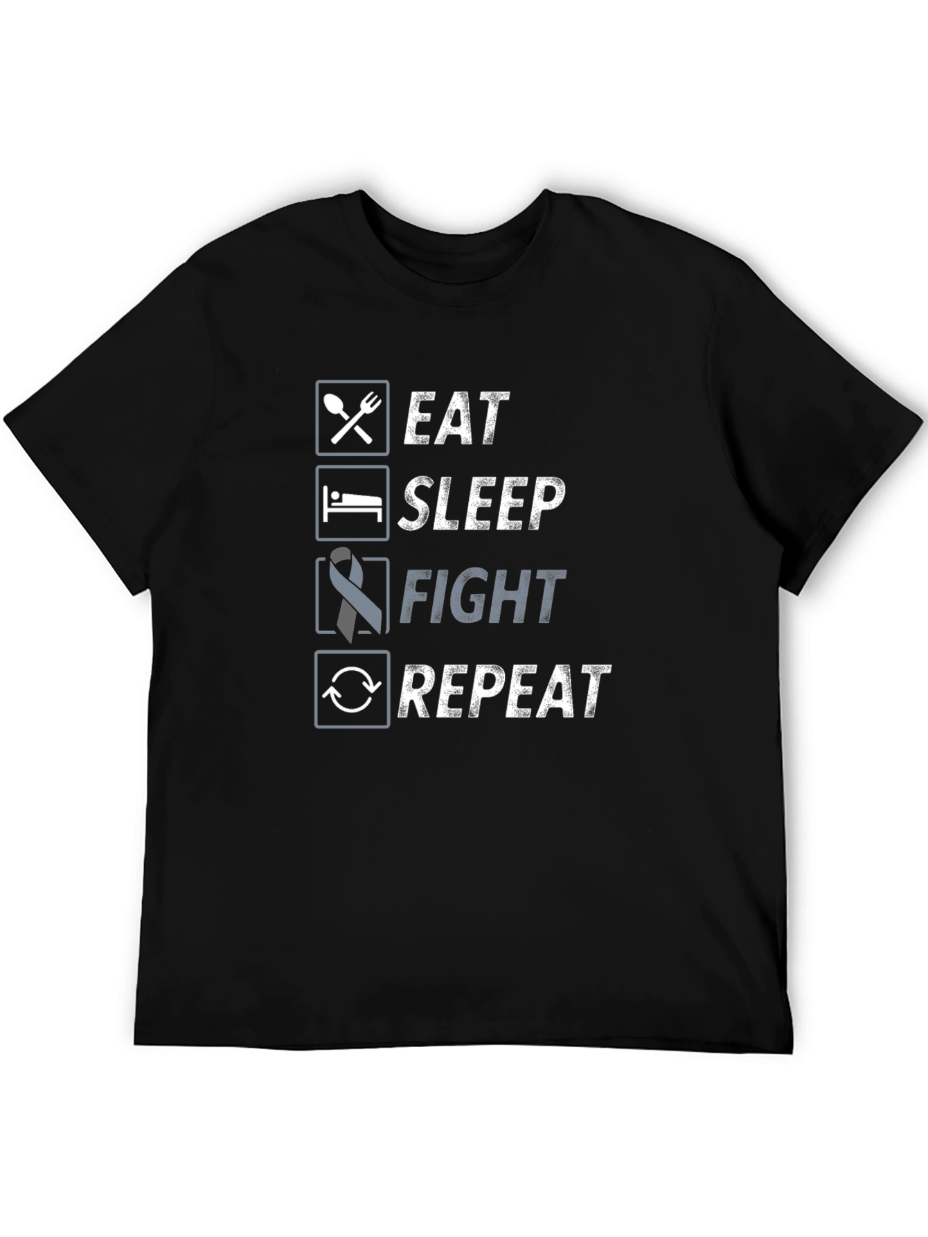Eat Sleep Fight Repeat T-Shirt