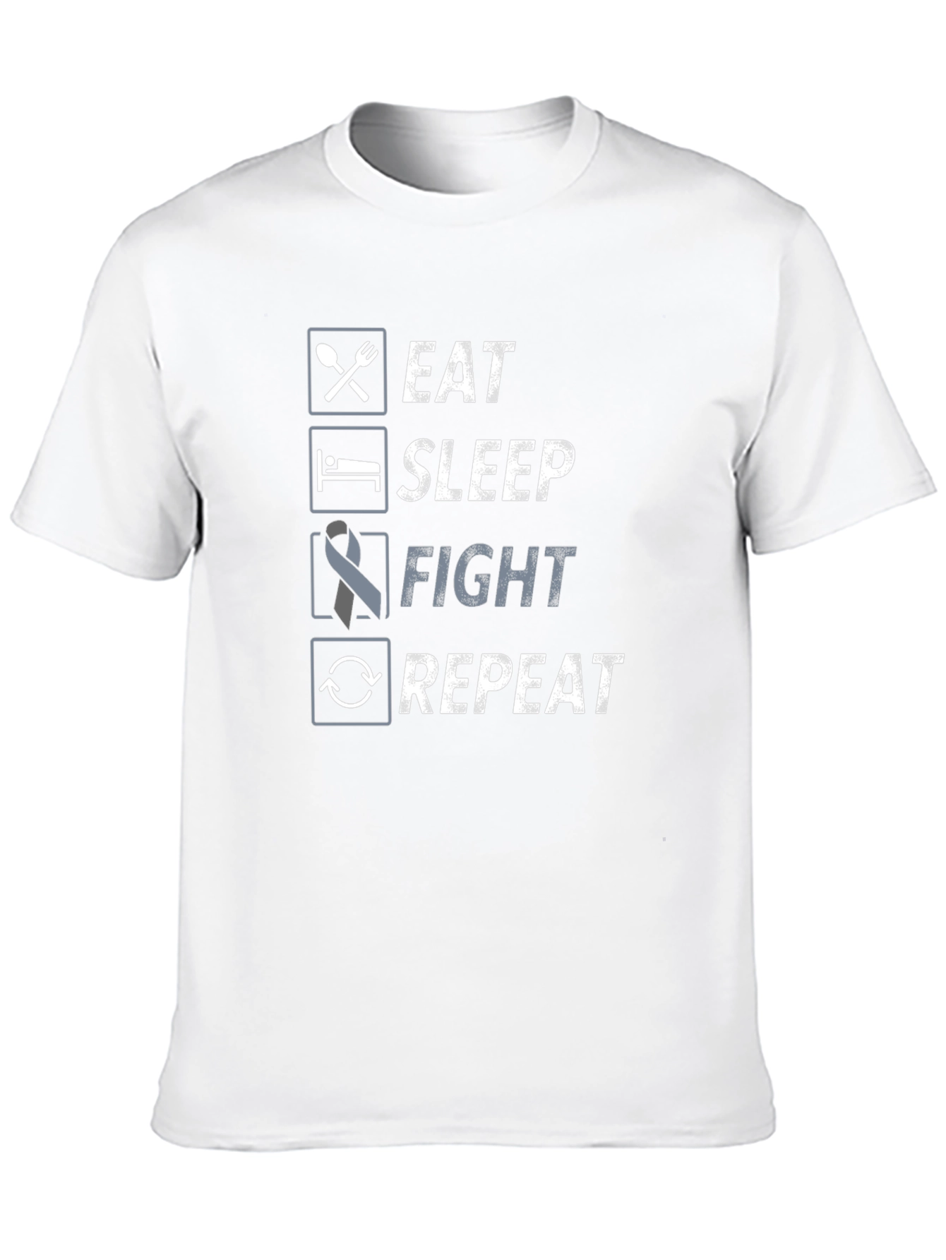 Eat Sleep Fight Repeat T-Shirt
