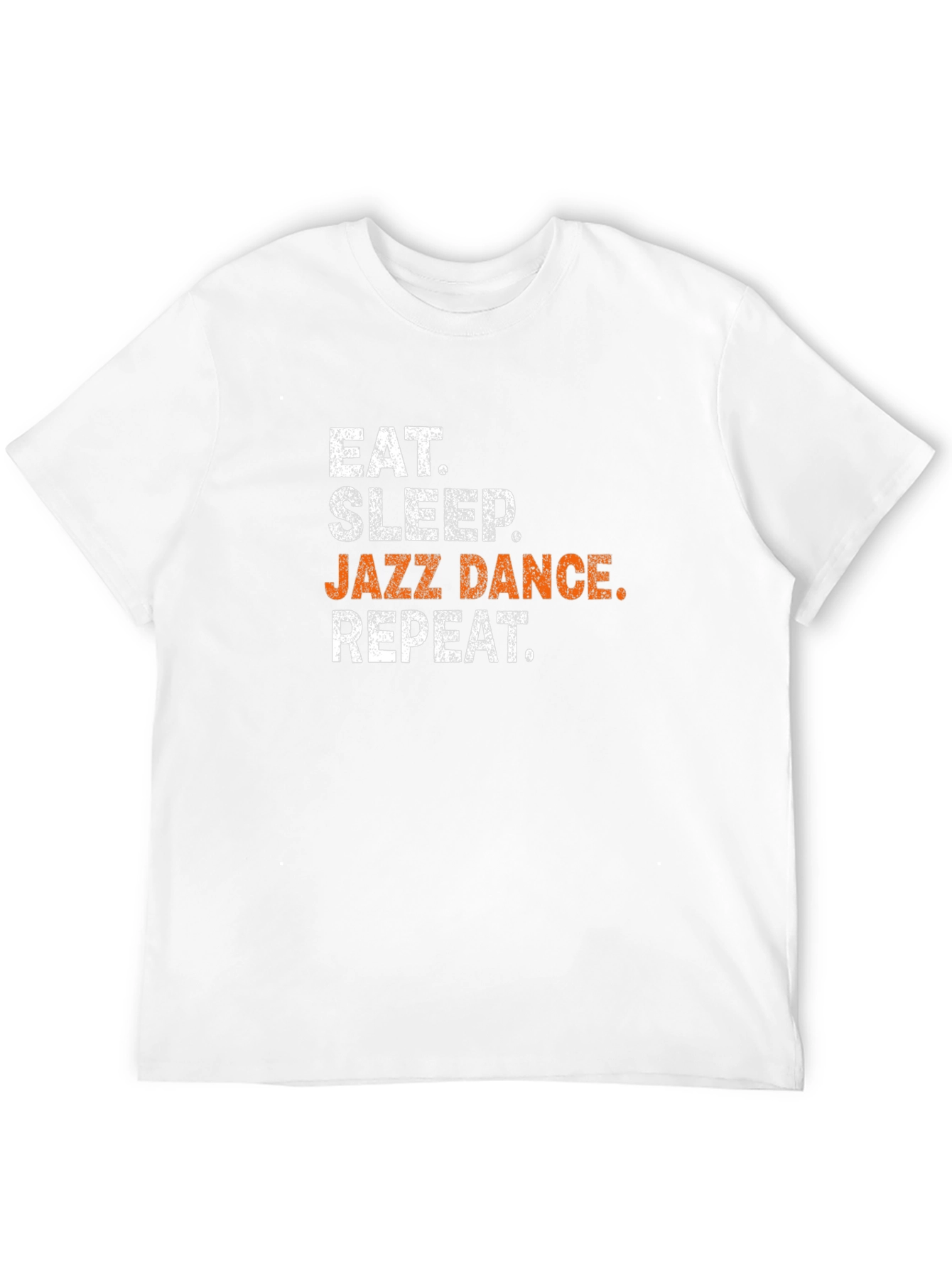 Eat Sleep Jazz Dance Repeat Black Graphic Tee