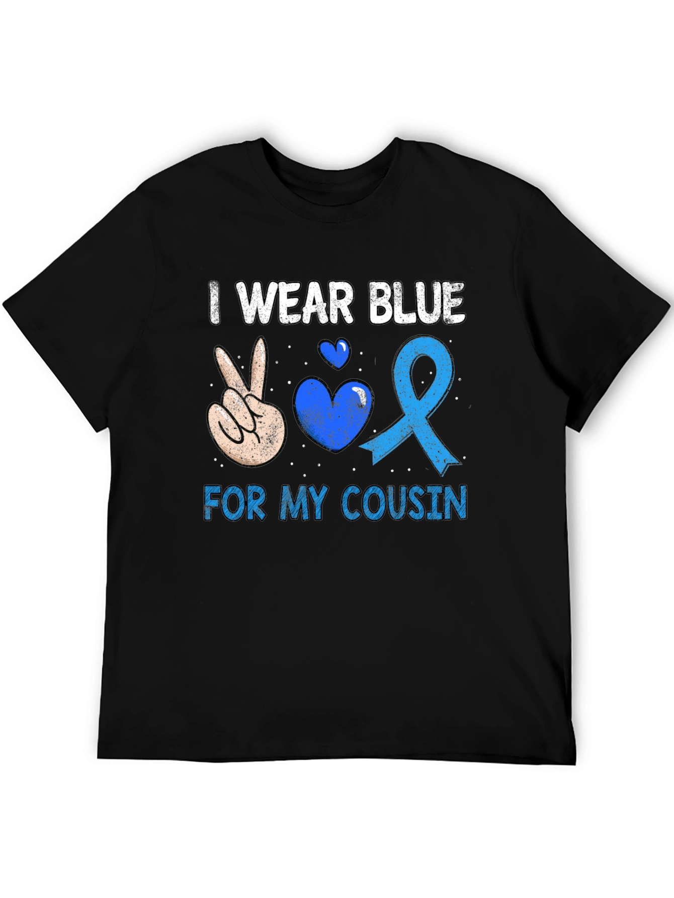 I Wear Blue For My Cousin T-Shirt