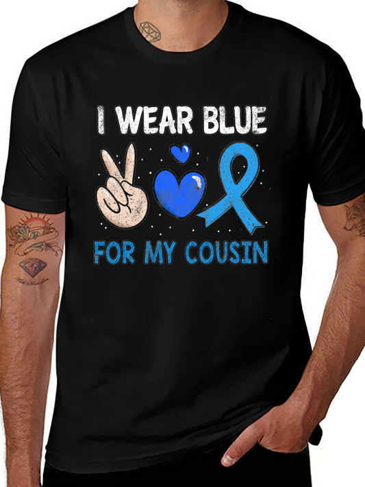 I Wear Blue For My Cousin T-Shirt