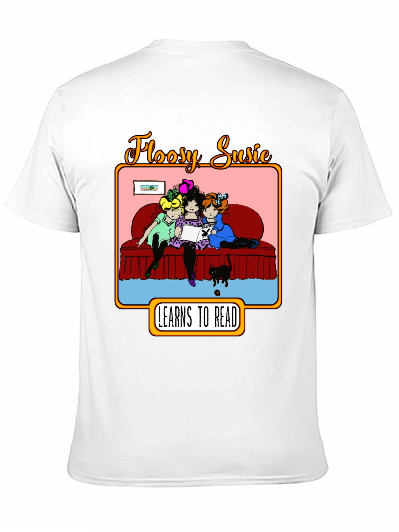 Floosy Susie Reads Graphic T-Shirt