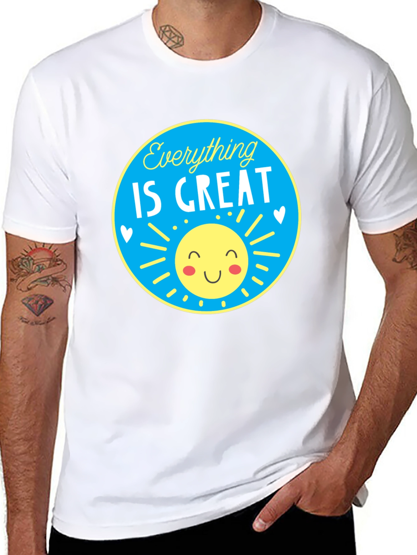 Everything is Great T-Shirt - Sunny Graphic Tee