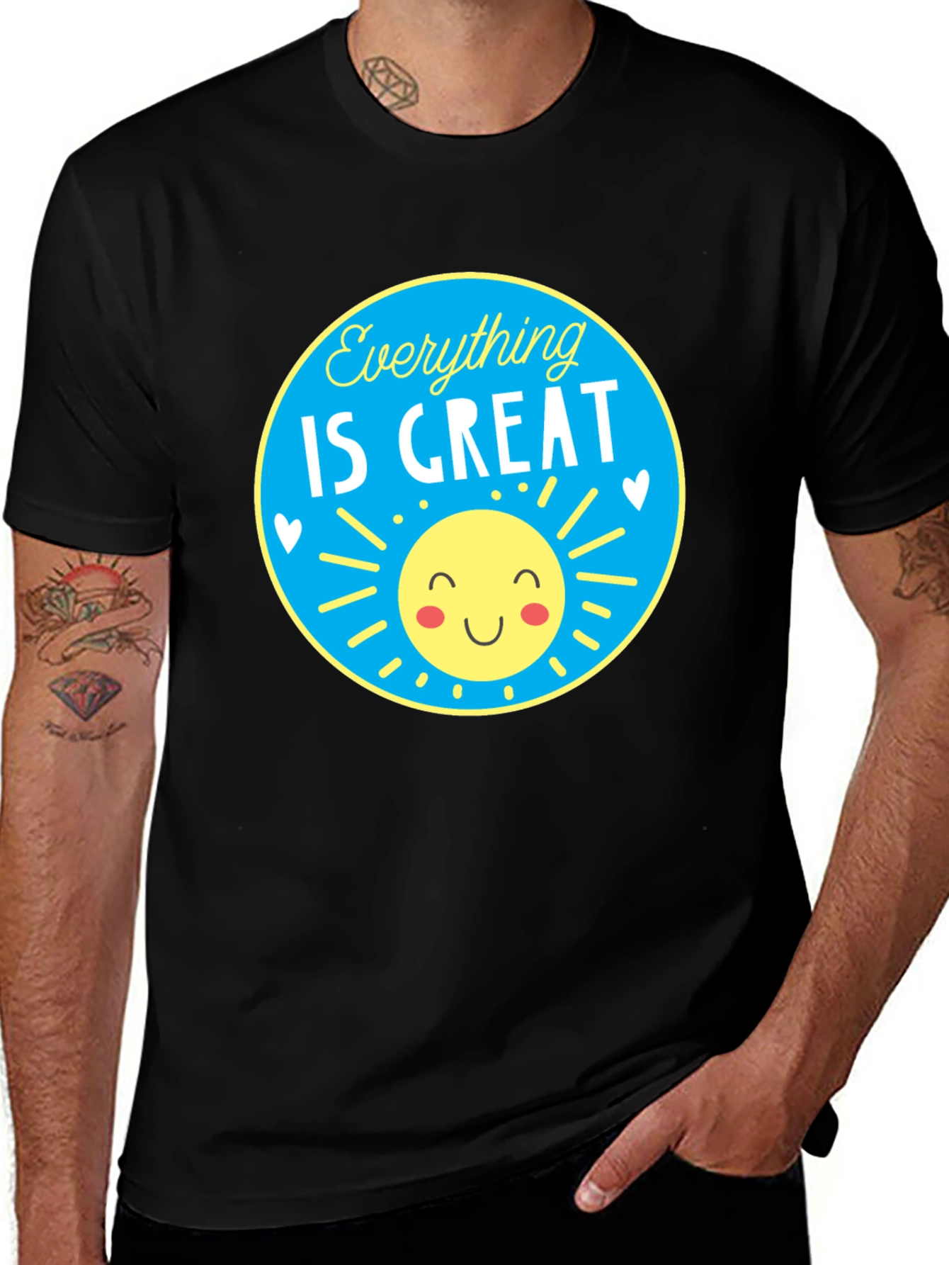 Everything is Great T-Shirt - Sunny Graphic Tee