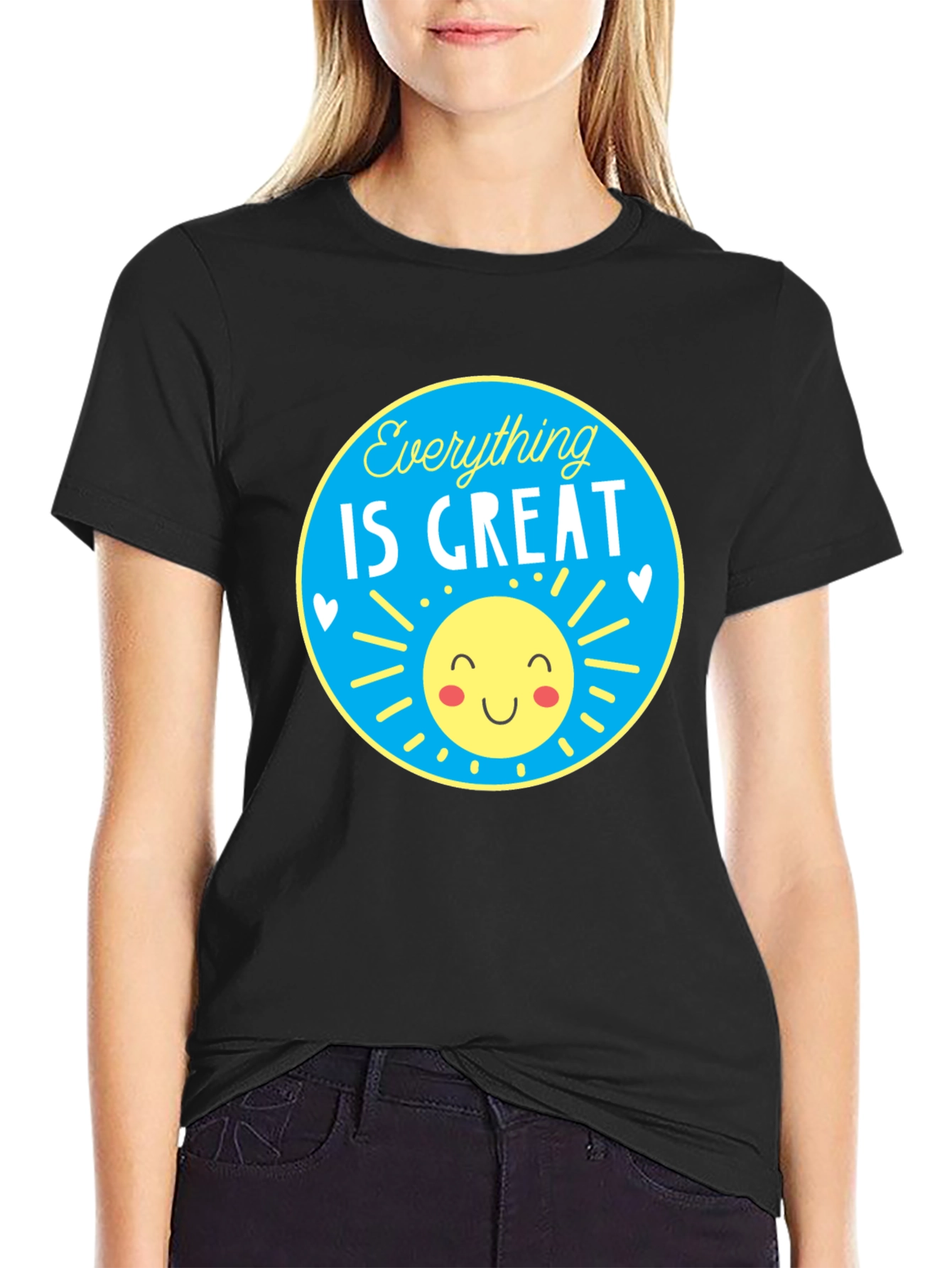 Everything is Great T-Shirt - Sunny Graphic Tee
