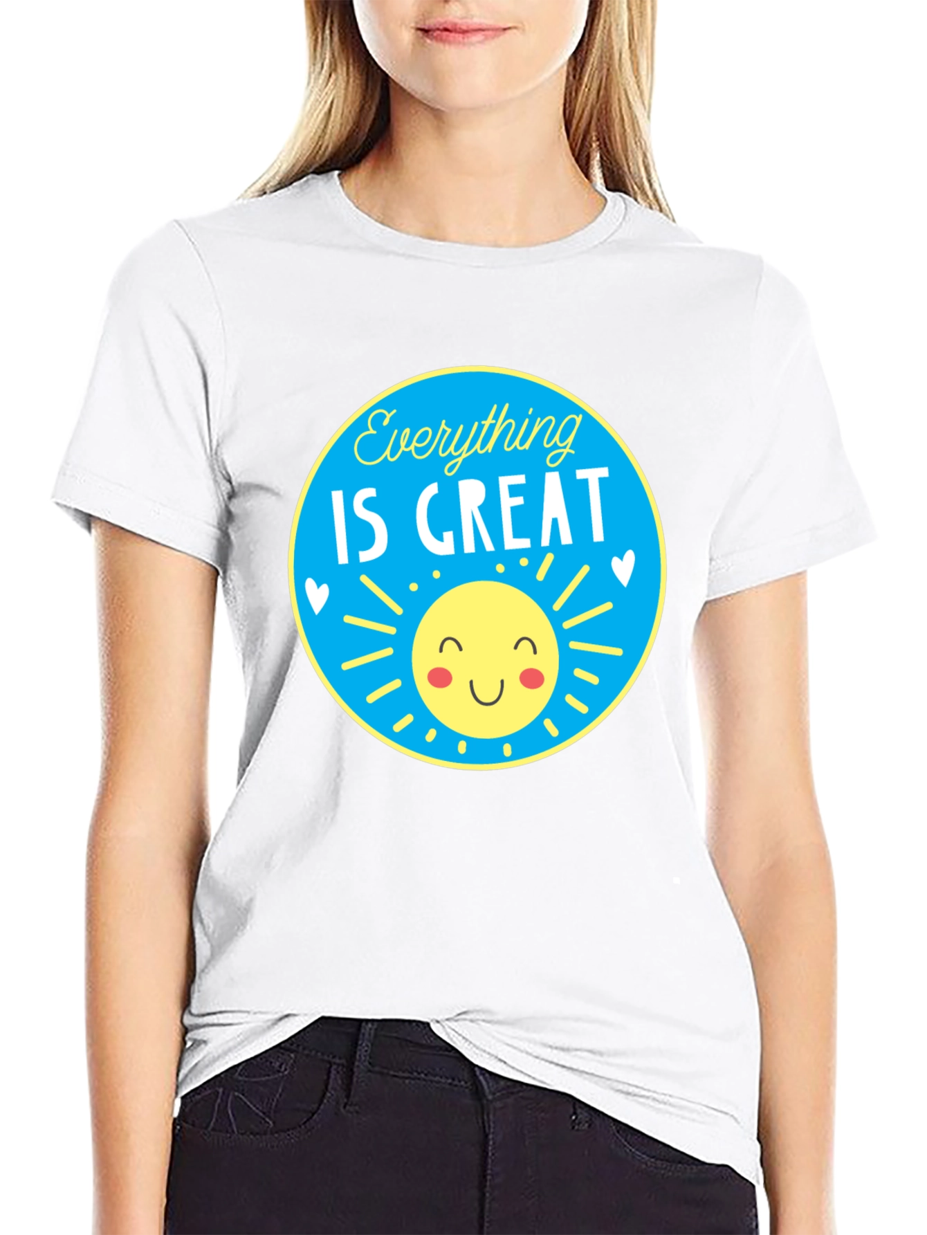 Everything is Great T-Shirt - Sunny Graphic Tee