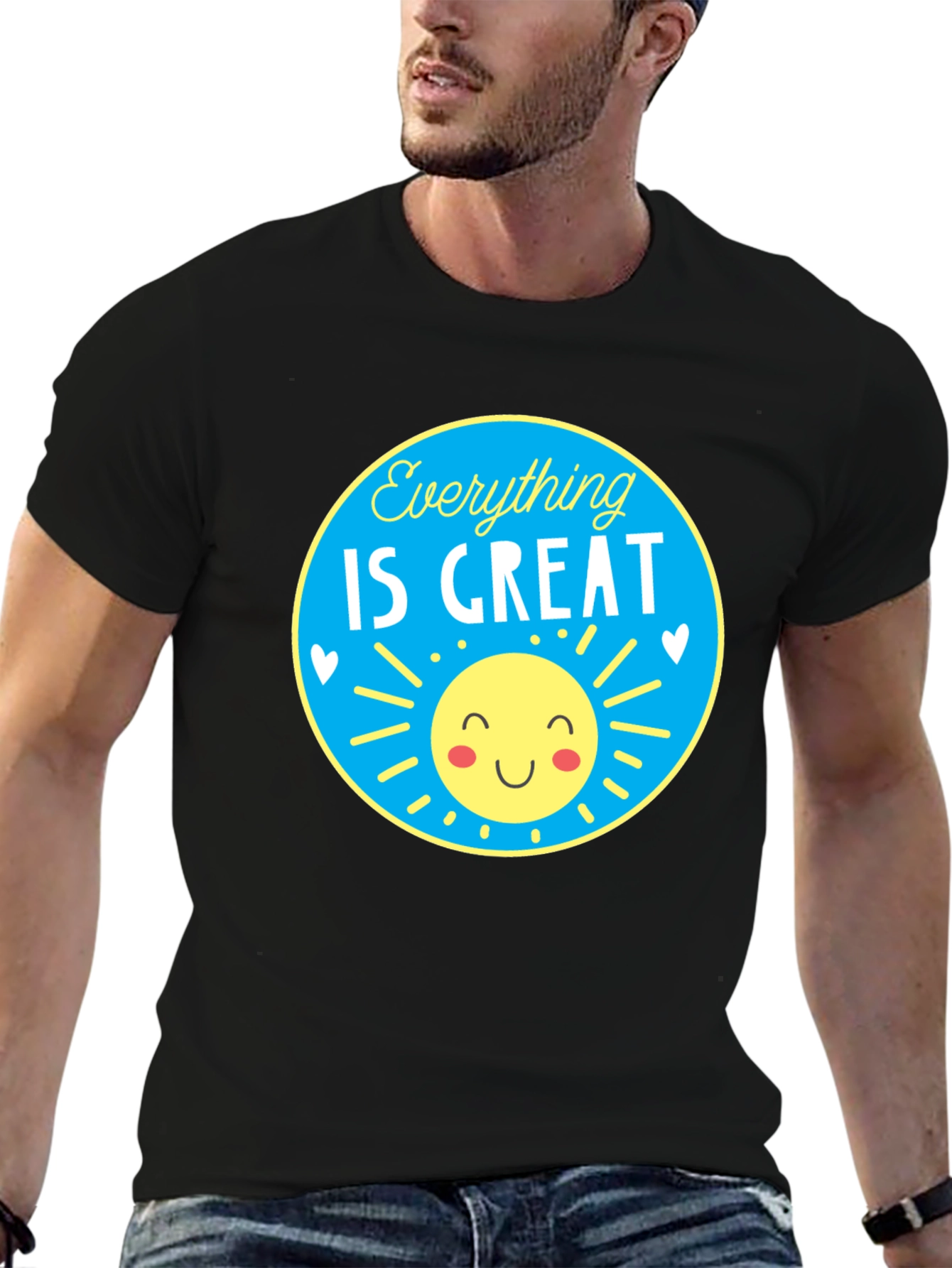 Everything is Great T-Shirt - Sunny Graphic Tee