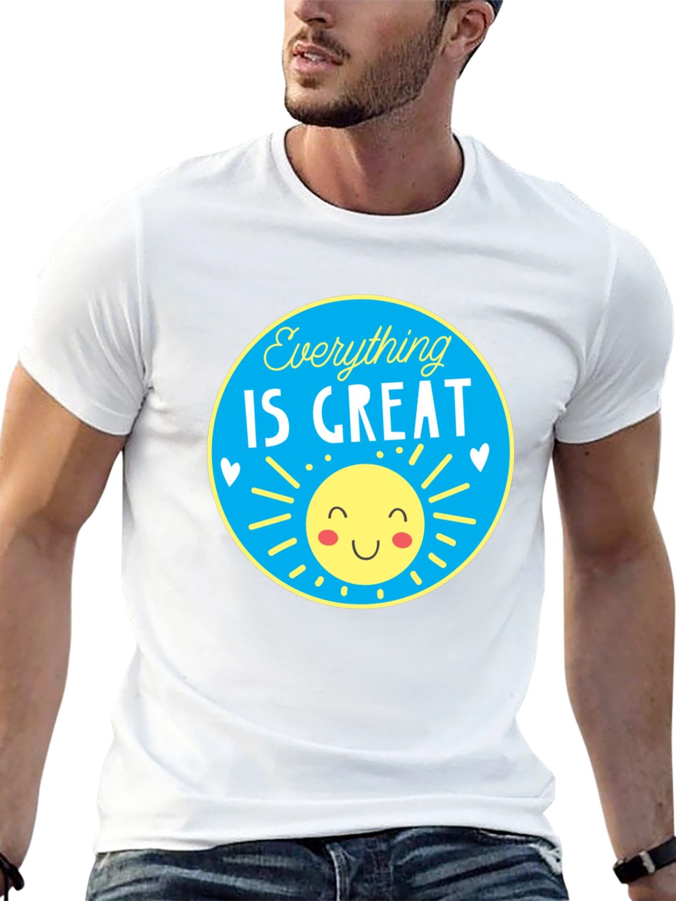 Everything is Great T-Shirt - Sunny Graphic Tee