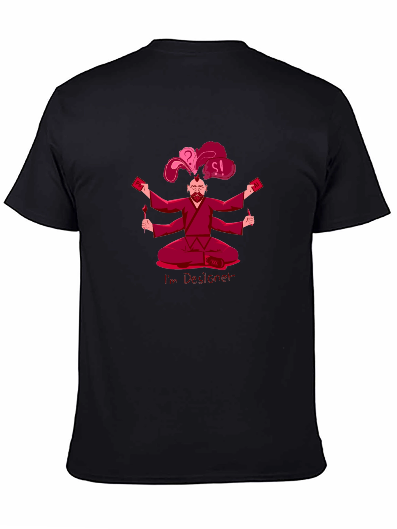 Designer Graphic T-Shirt - Creative Artistic Design