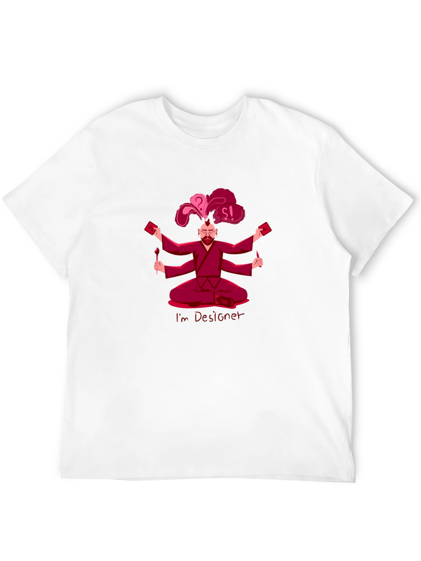 Designer Graphic T-Shirt - Creative Artistic Design