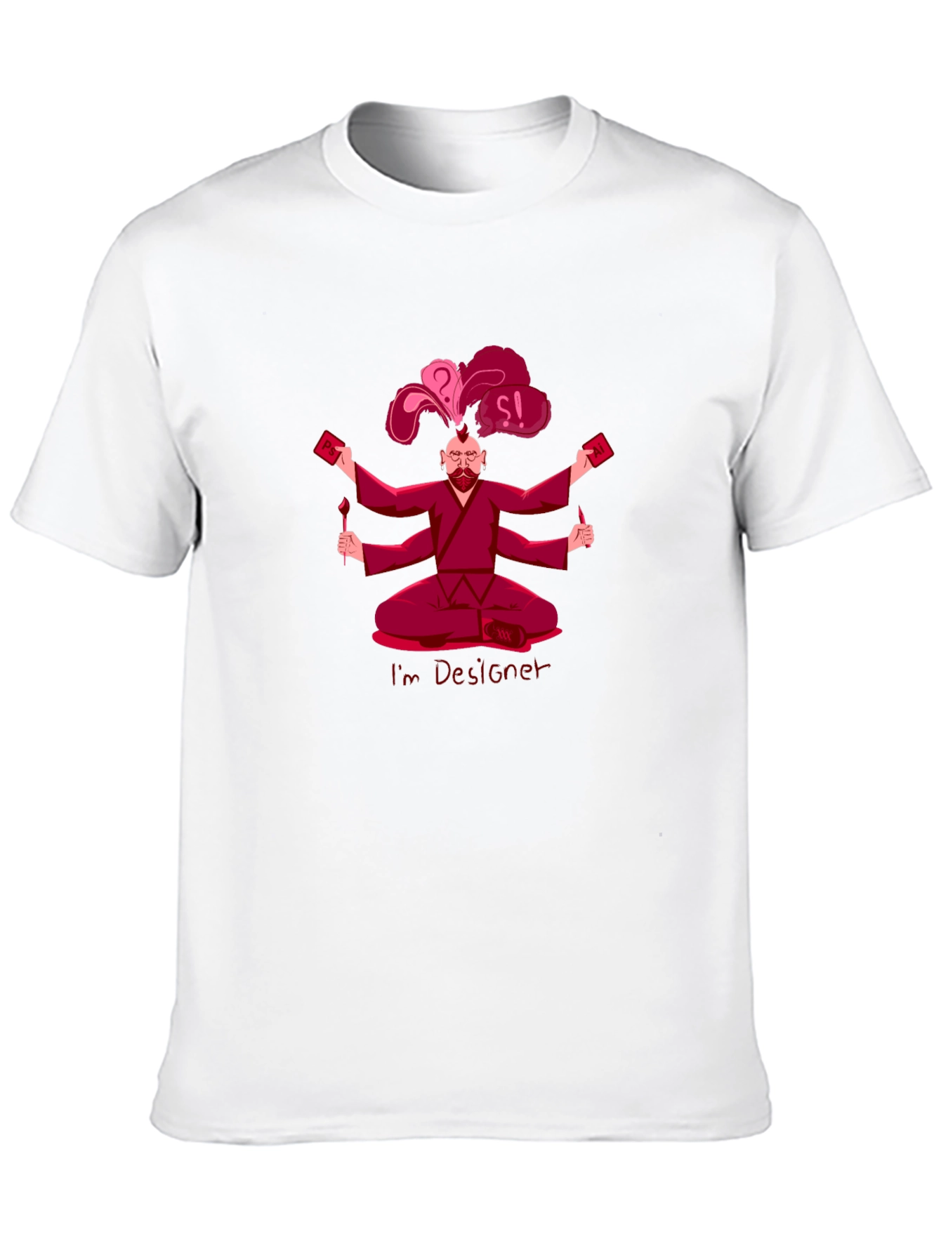Designer Graphic T-Shirt - Creative Artistic Design